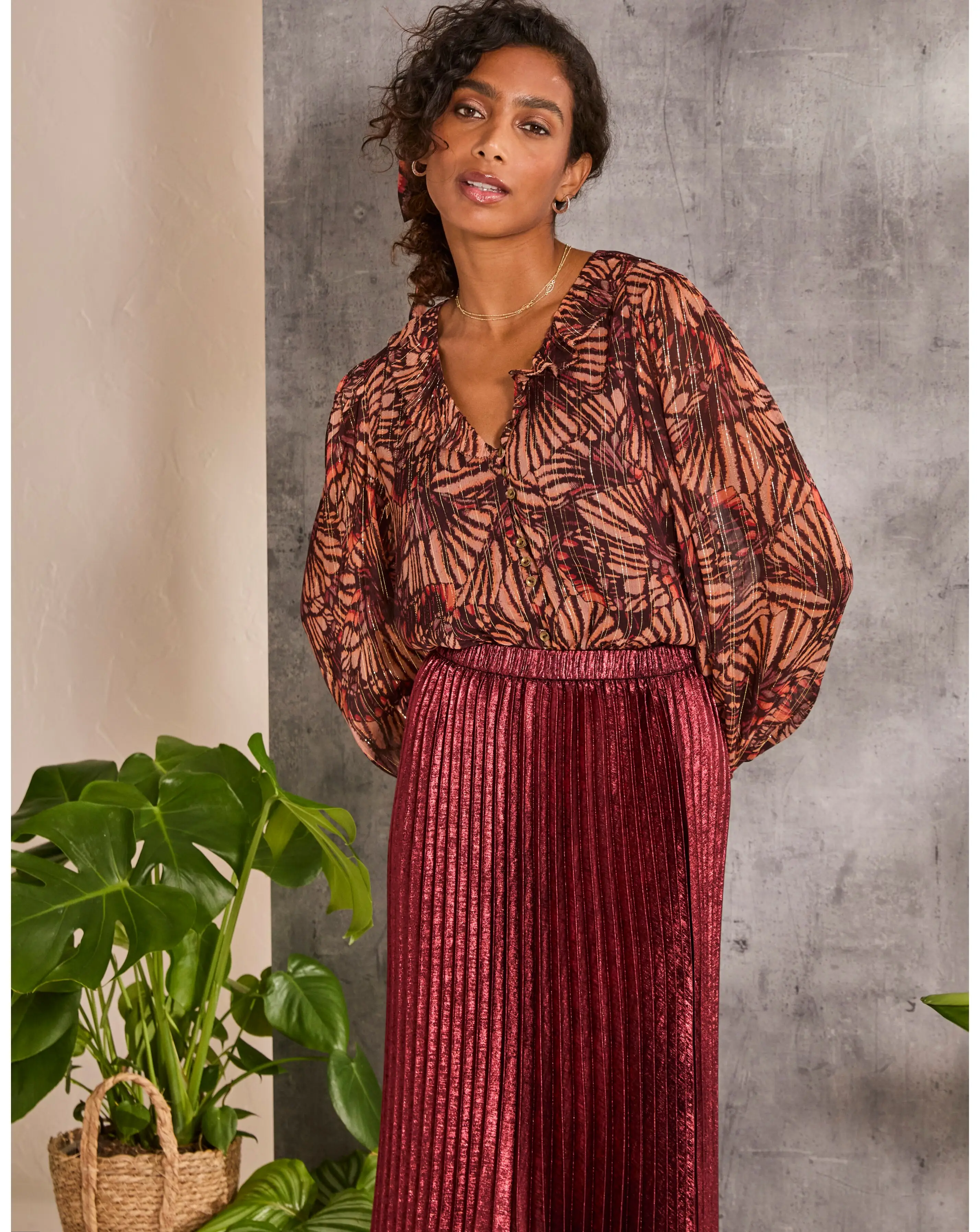 Fatface Grace Printed Blouse 2 Fatface Grace Printed Blouse