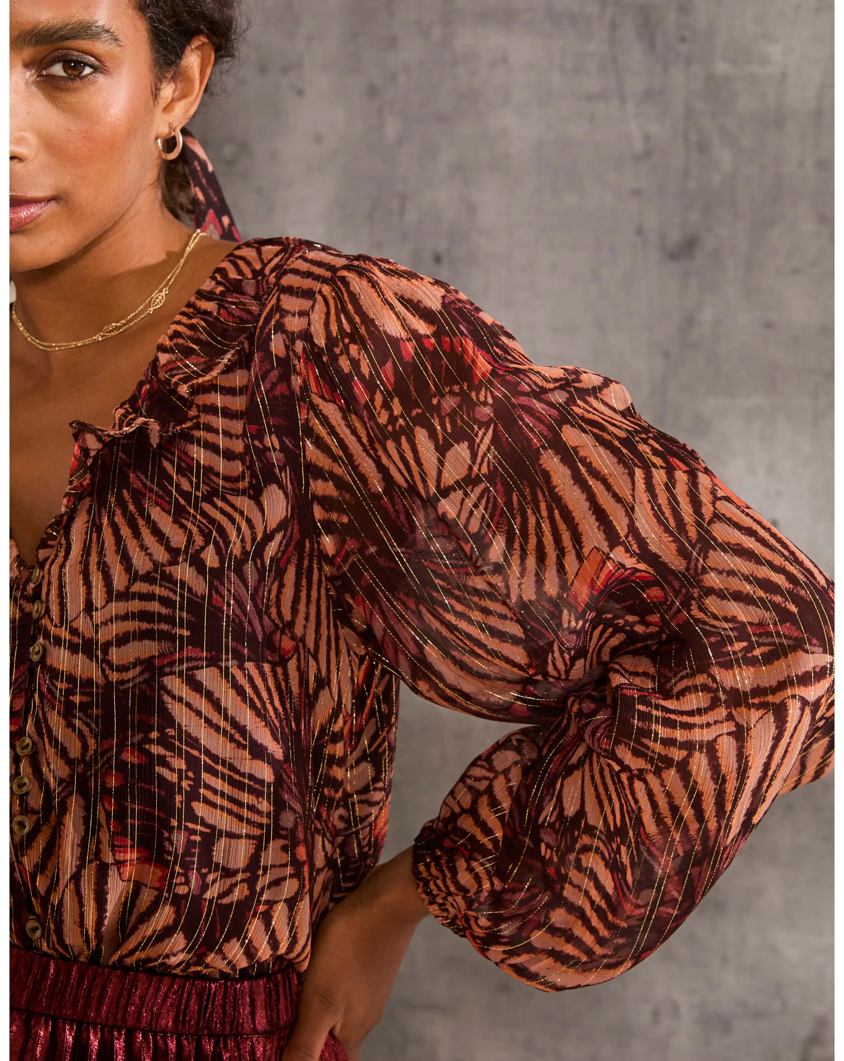 Fatface Grace Printed Blouse 4 Fatface Grace Printed Blouse