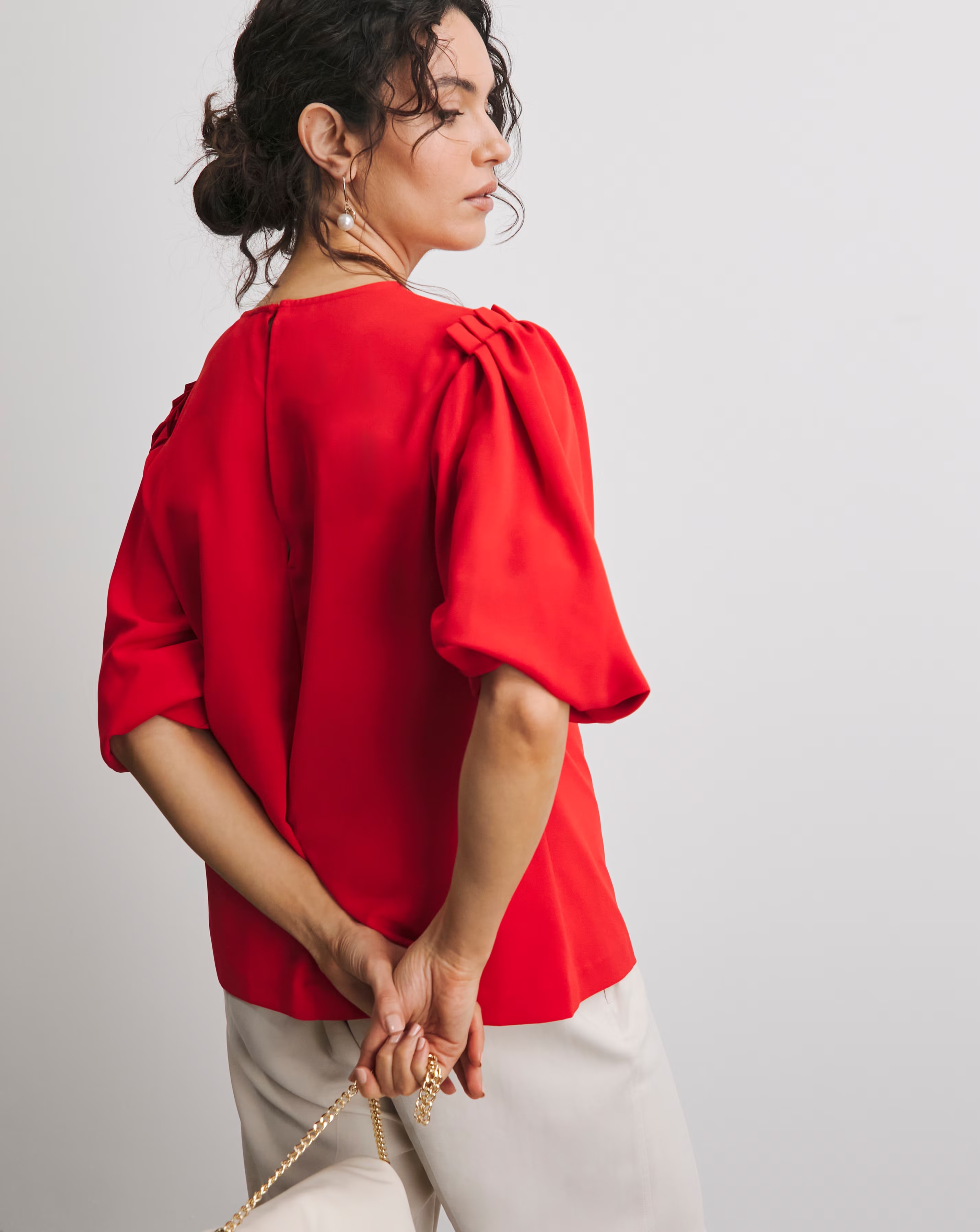Joanna Hope Puff Sleeve Blouse 3 Joanna Hope Puff Sleeve Blouse