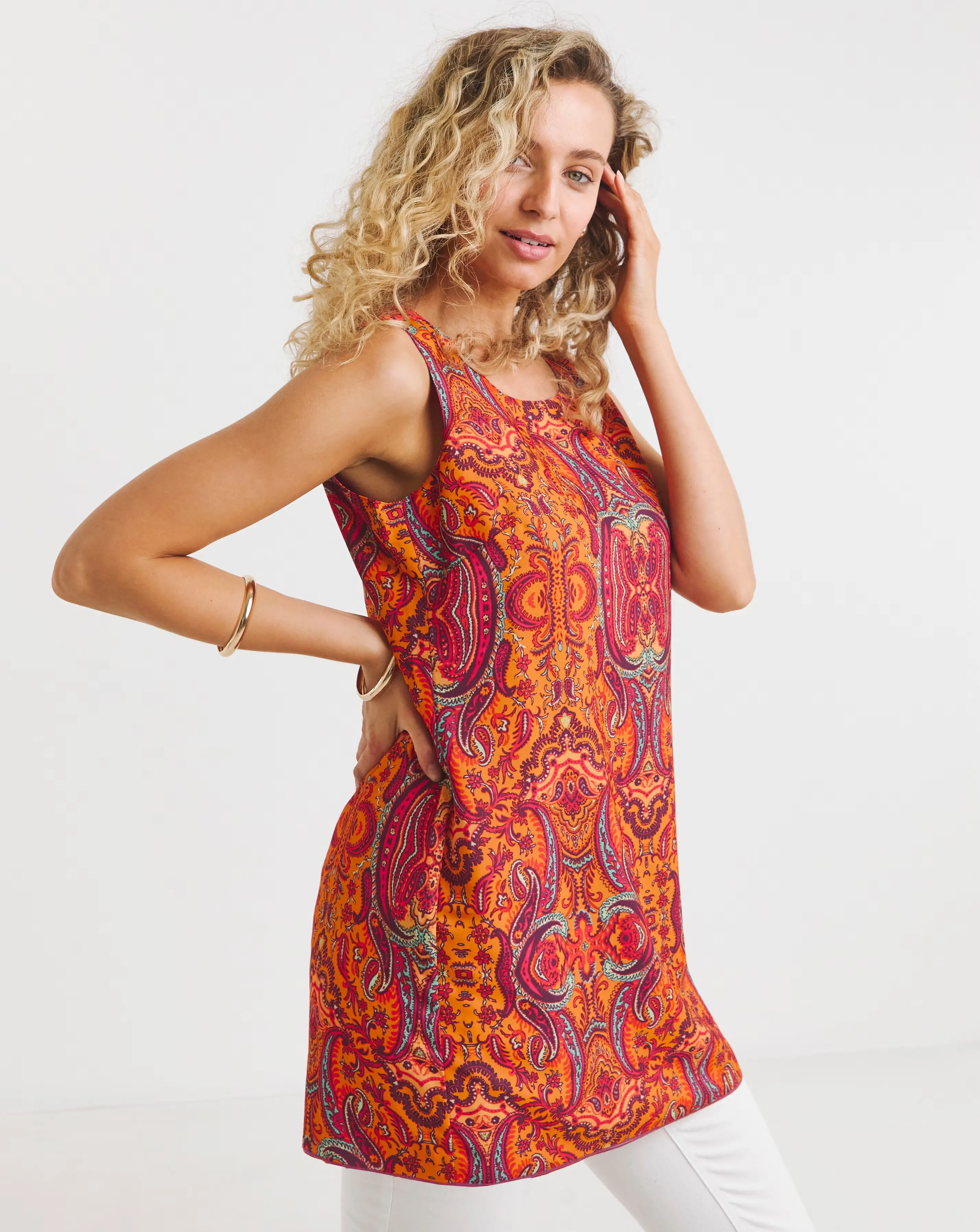 Joe Browns Vibrant Geo Reversable Tunic 1 Joe Browns Vibrant Geo Reversable Tunic