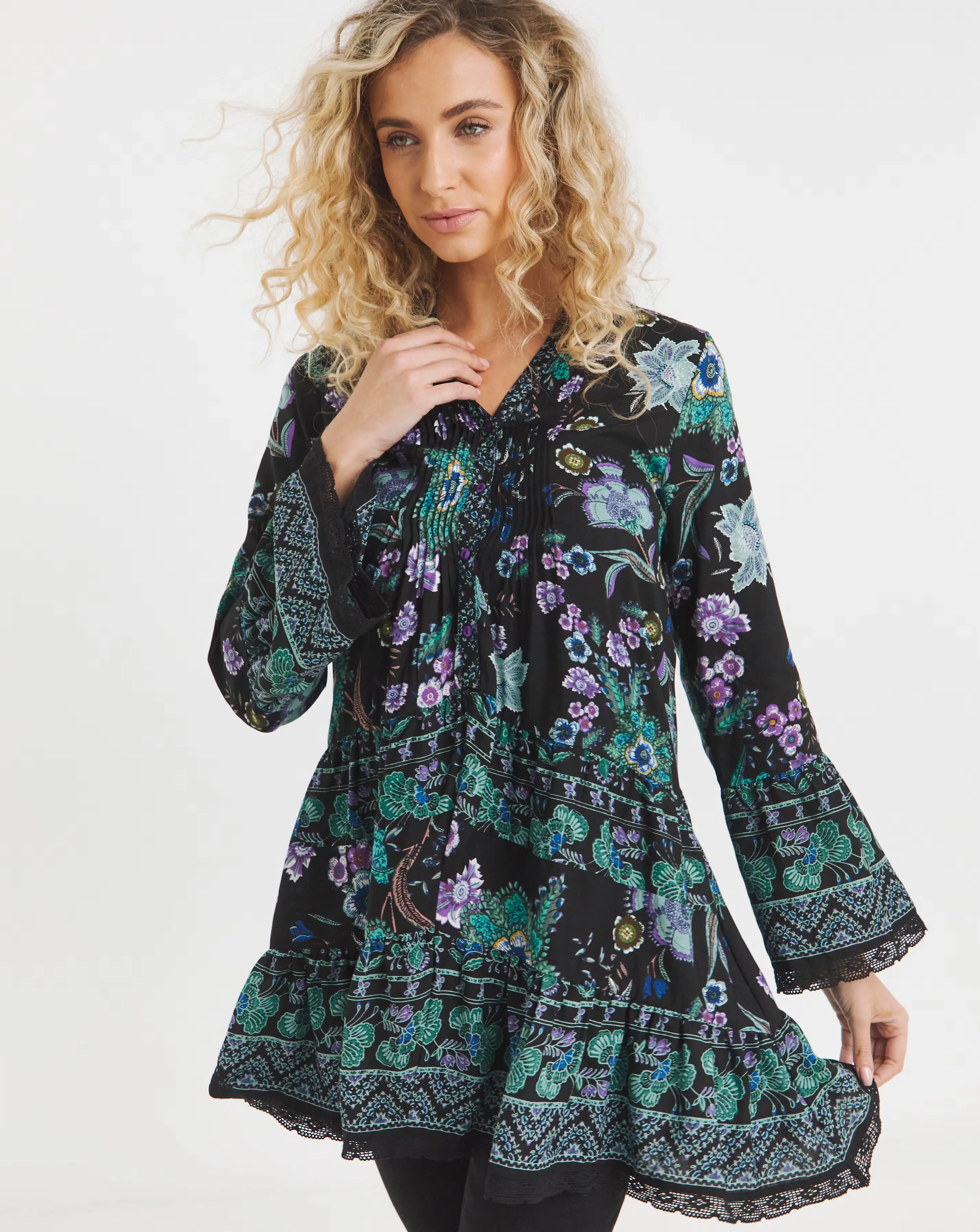 Joe Browns Becca Boho Border Swing Tunic 1 Joe Browns Becca Boho Border Swing Tunic