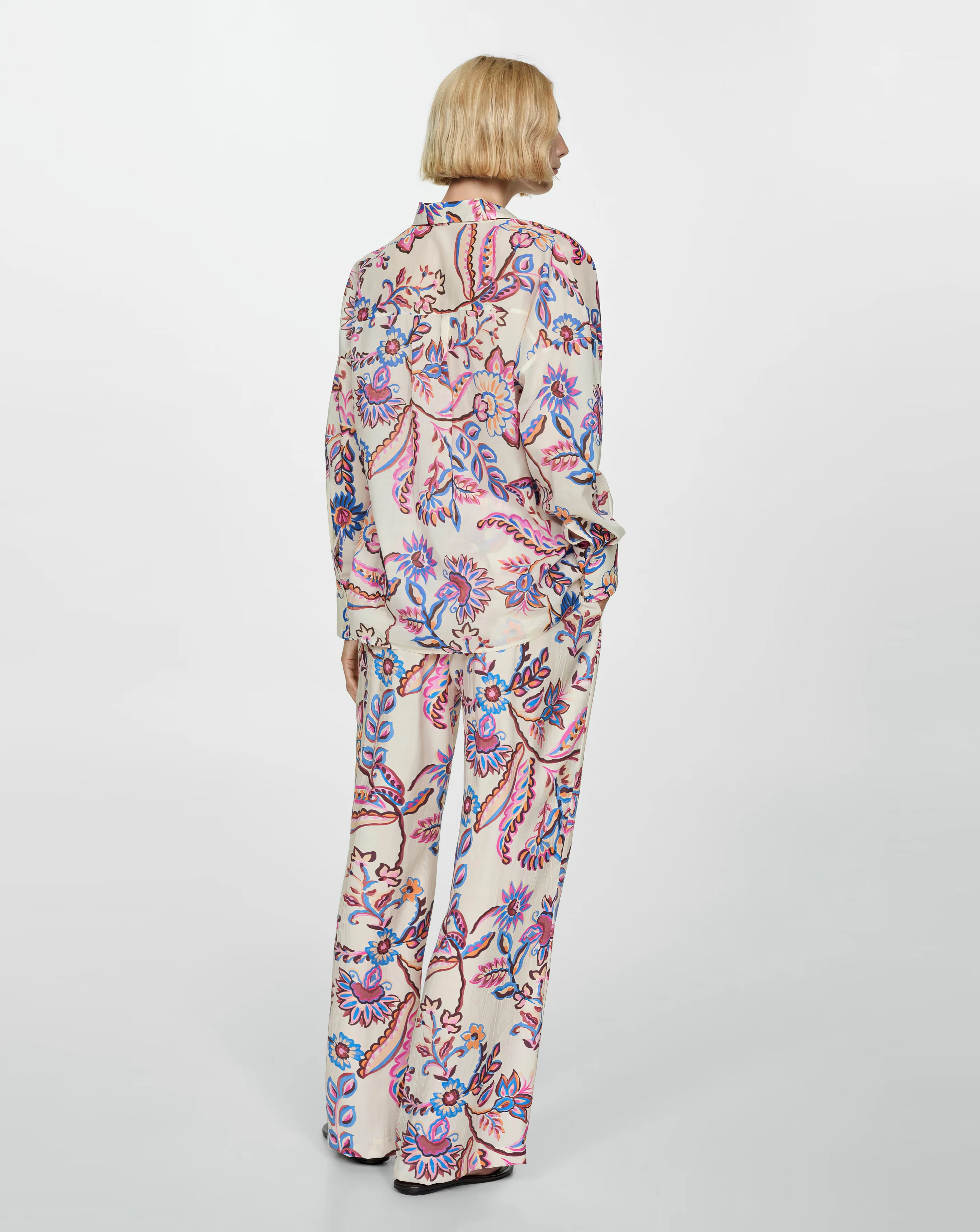 Mango Button Up Floral Shirt 2 Mango Button Up Floral Shirt