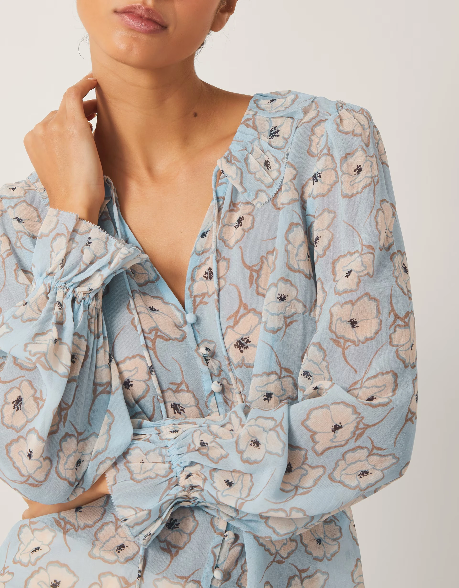 Monsoon Chloe Floral Ruffle Blouse 4 Monsoon Chloe Floral Ruffle Blouse