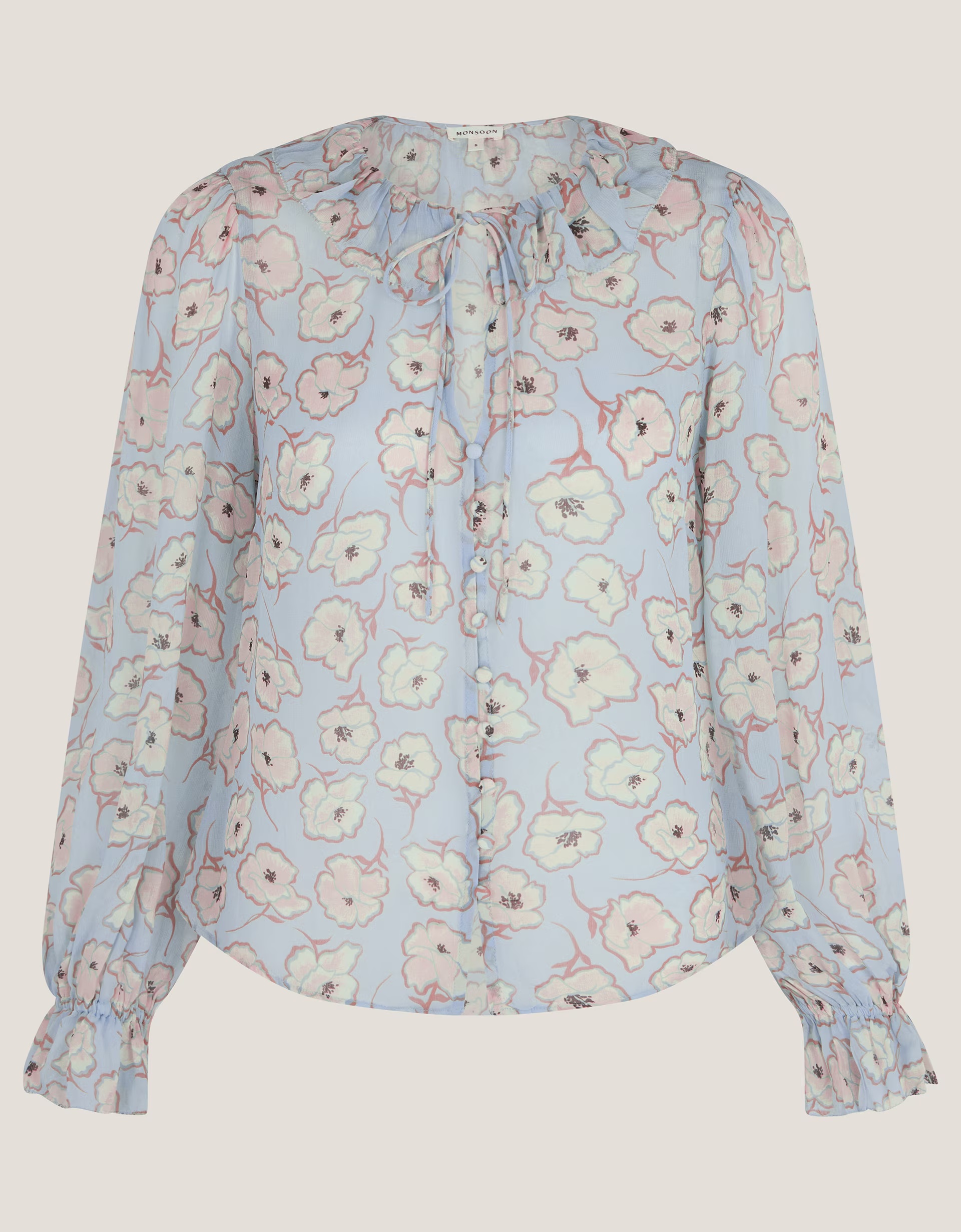 Monsoon Chloe Floral Ruffle Blouse 5 Monsoon Chloe Floral Ruffle Blouse