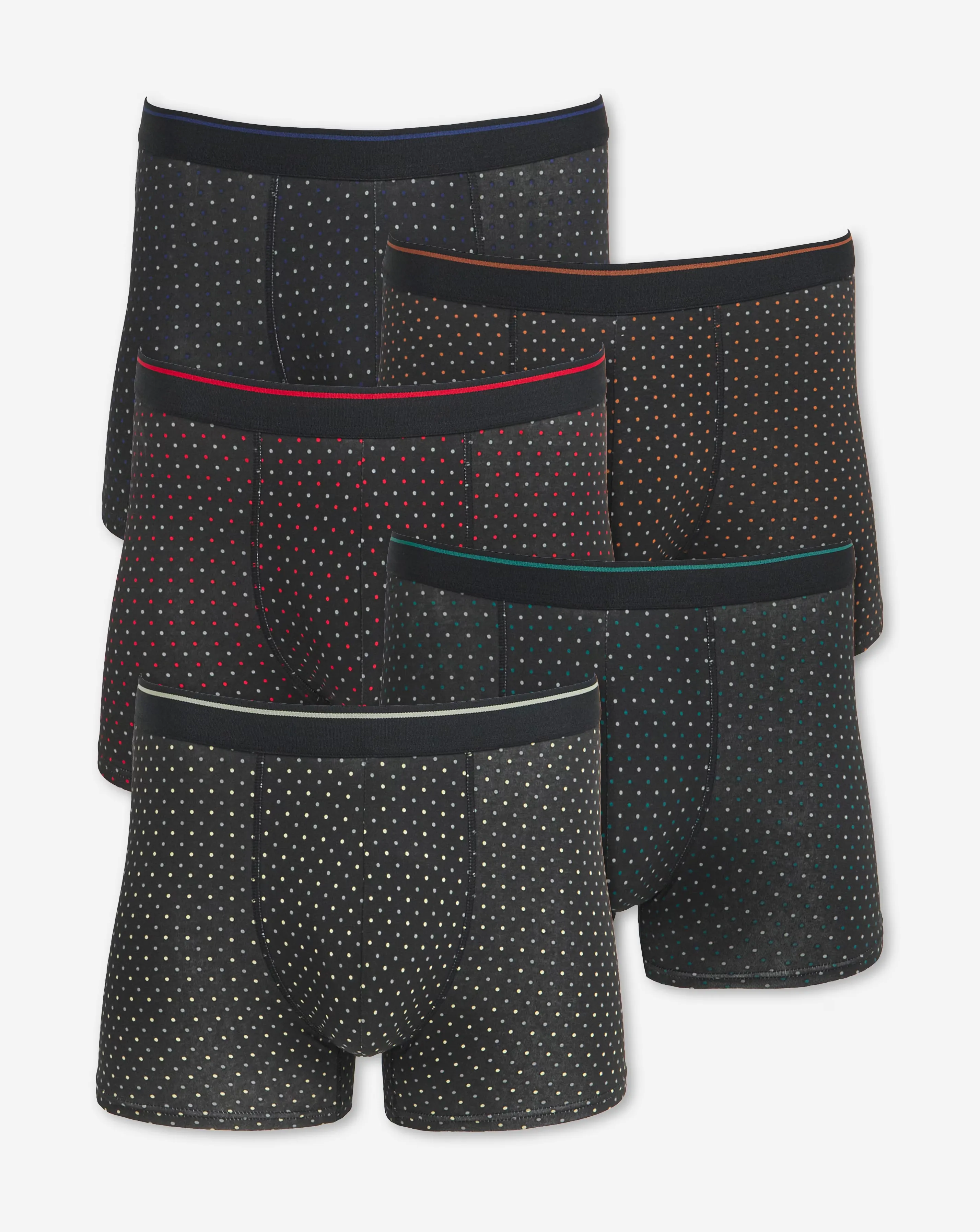5 Pack Polka Dot Hipsters 1 5 Pack Polka Dot Hipsters