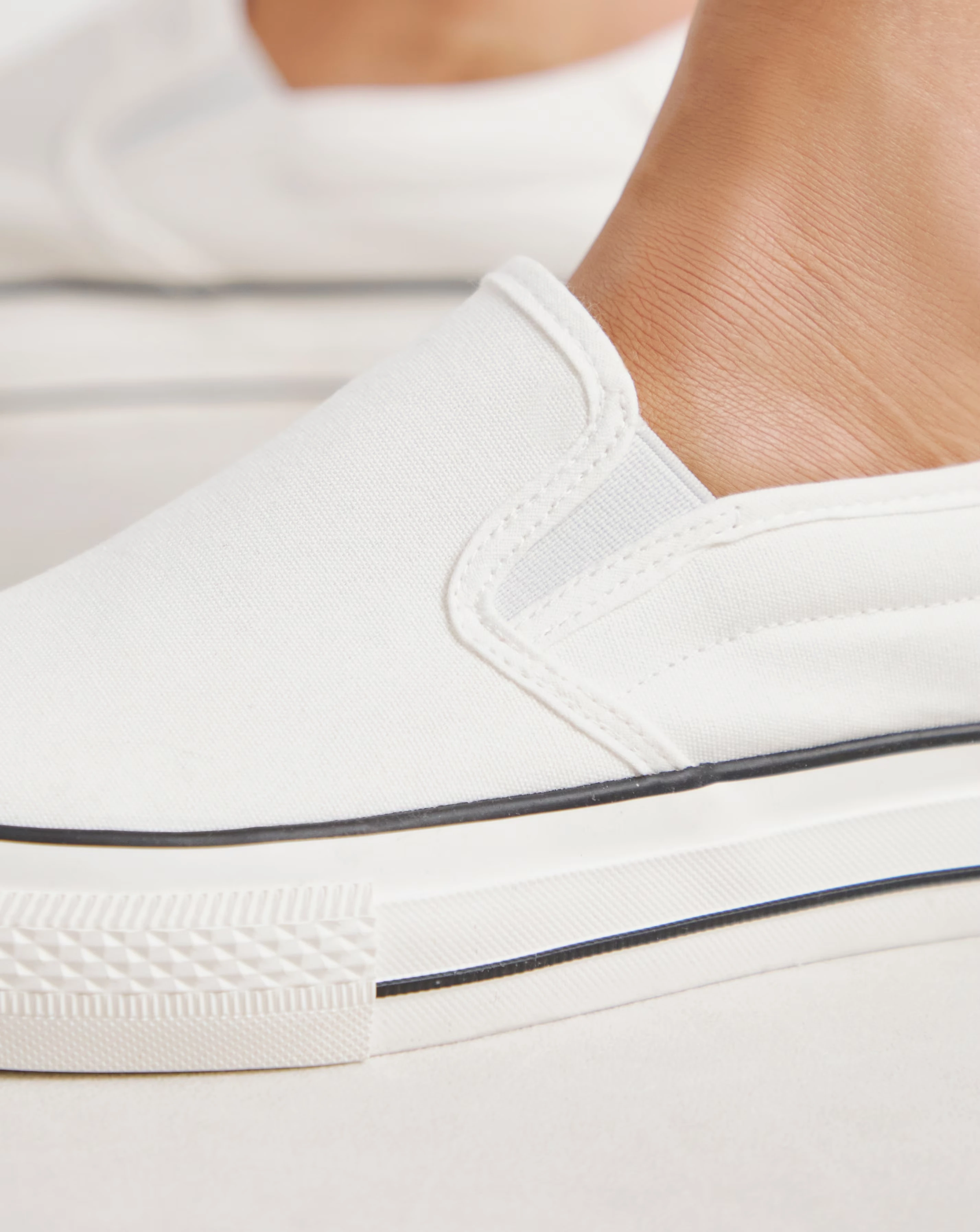 Cali Slip On Canvas Trainer - Wide Fit (E) 3 Cali Slip On Canvas Trainer - Wide Fit (E)