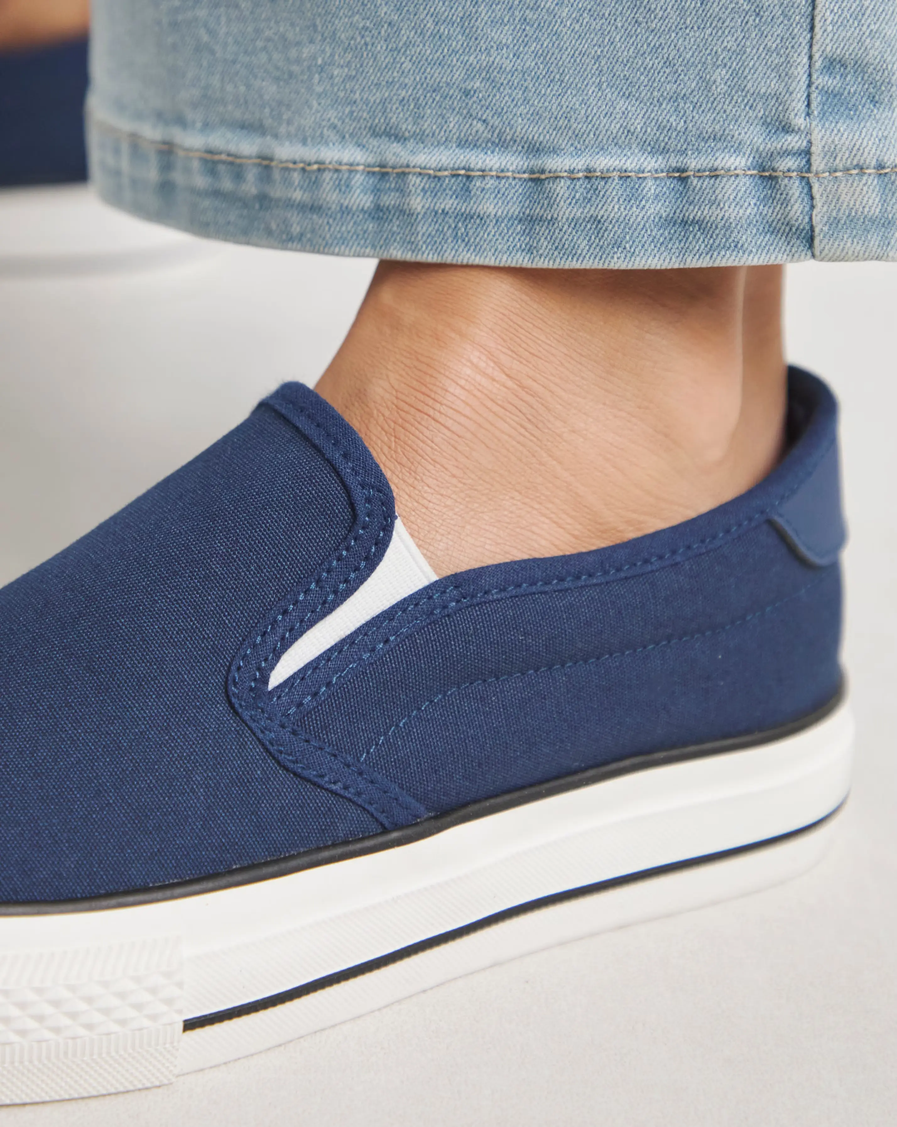 Cali Slip On Canvas Trainer - Wide Fit (E) 3 Cali Slip On Canvas Trainer - Wide Fit (E)