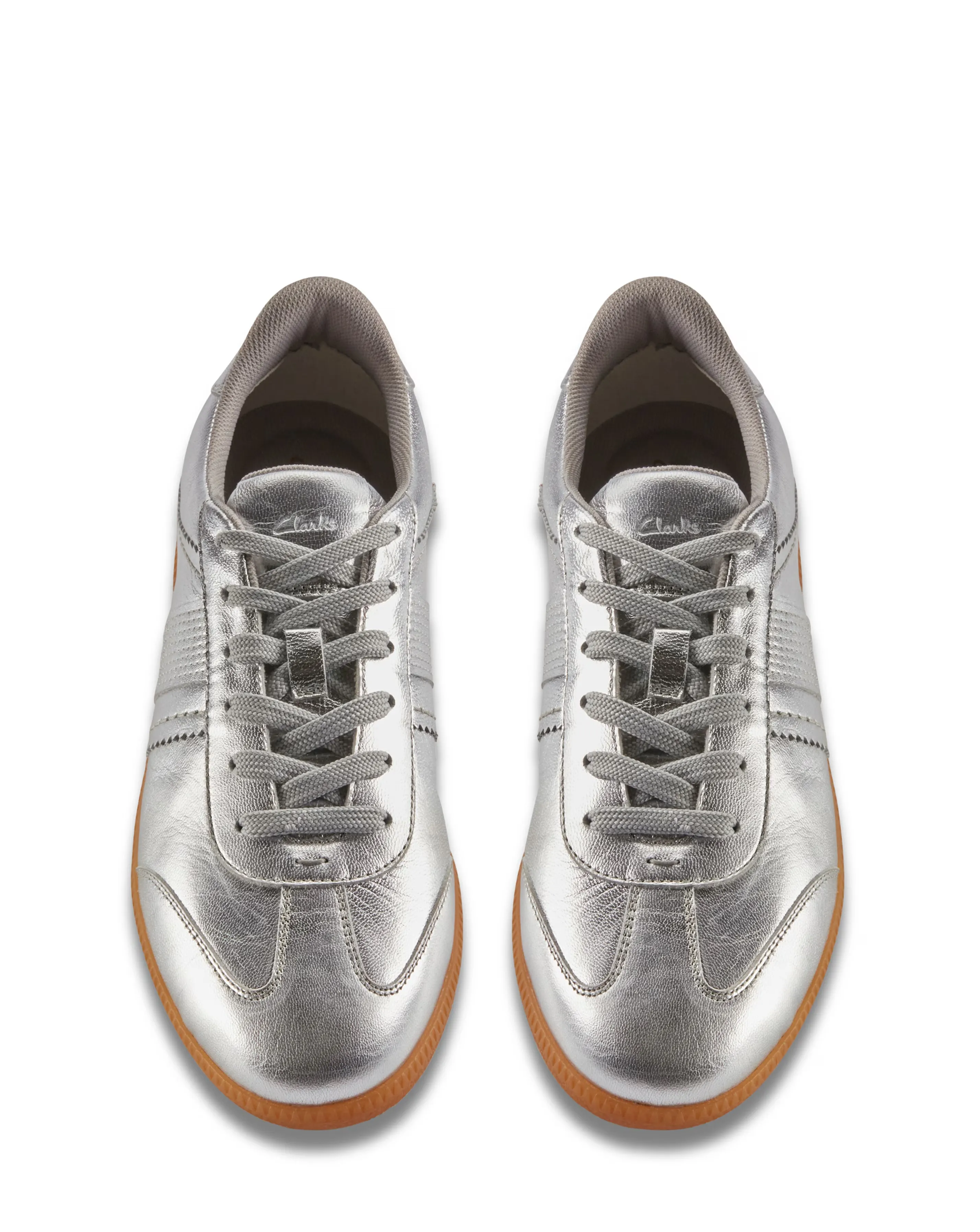Clarks Stara Walk Metallic Combi Trainers 5 Clarks Stara Walk Metallic Combi Trainers