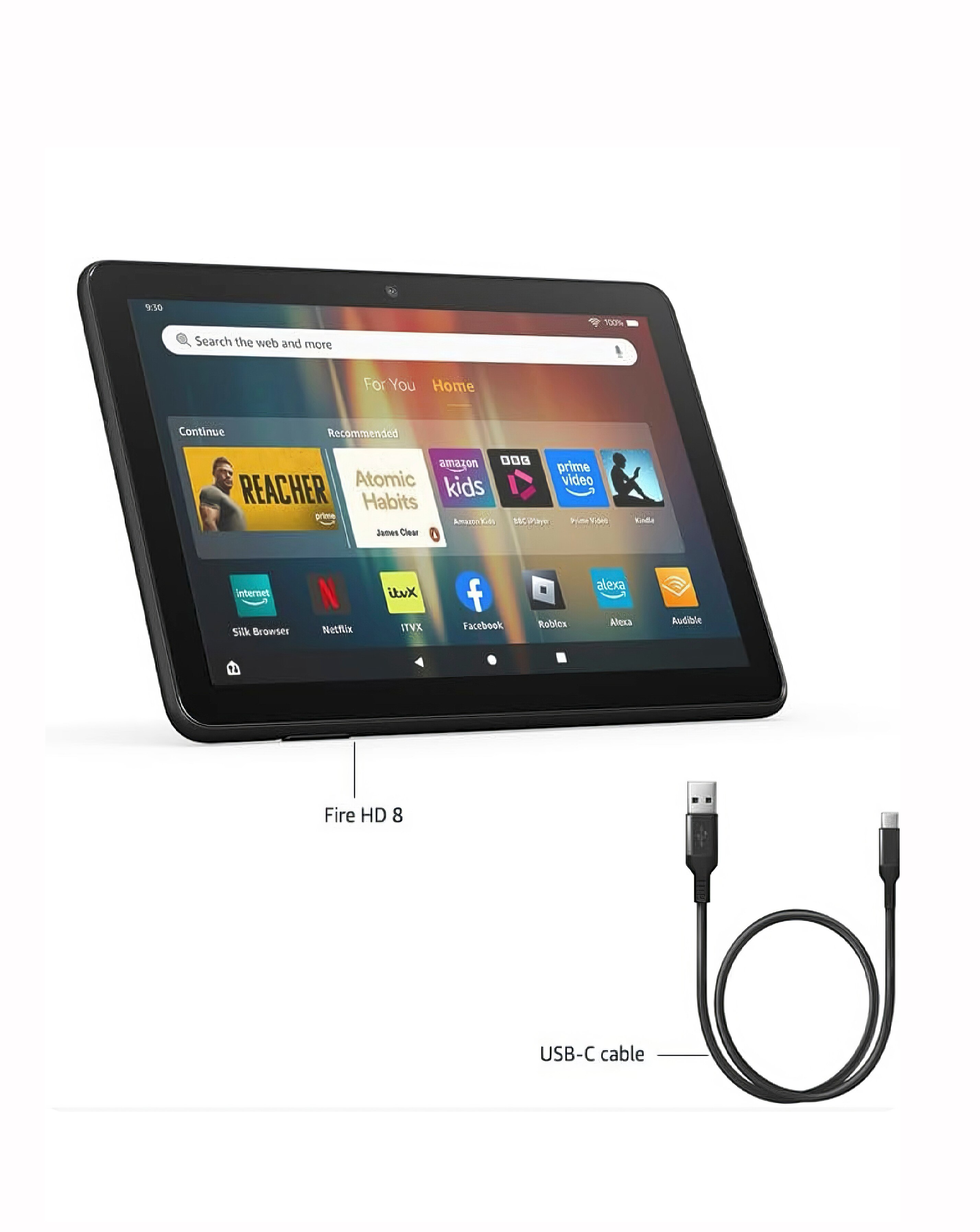 Amazon Fire HD 8 (2024) 8in 32GB Wi-Fi Tablet - Emerald 2 Amazon Fire HD 8 (2024) 8in 32GB Wi-Fi Tablet - Emerald