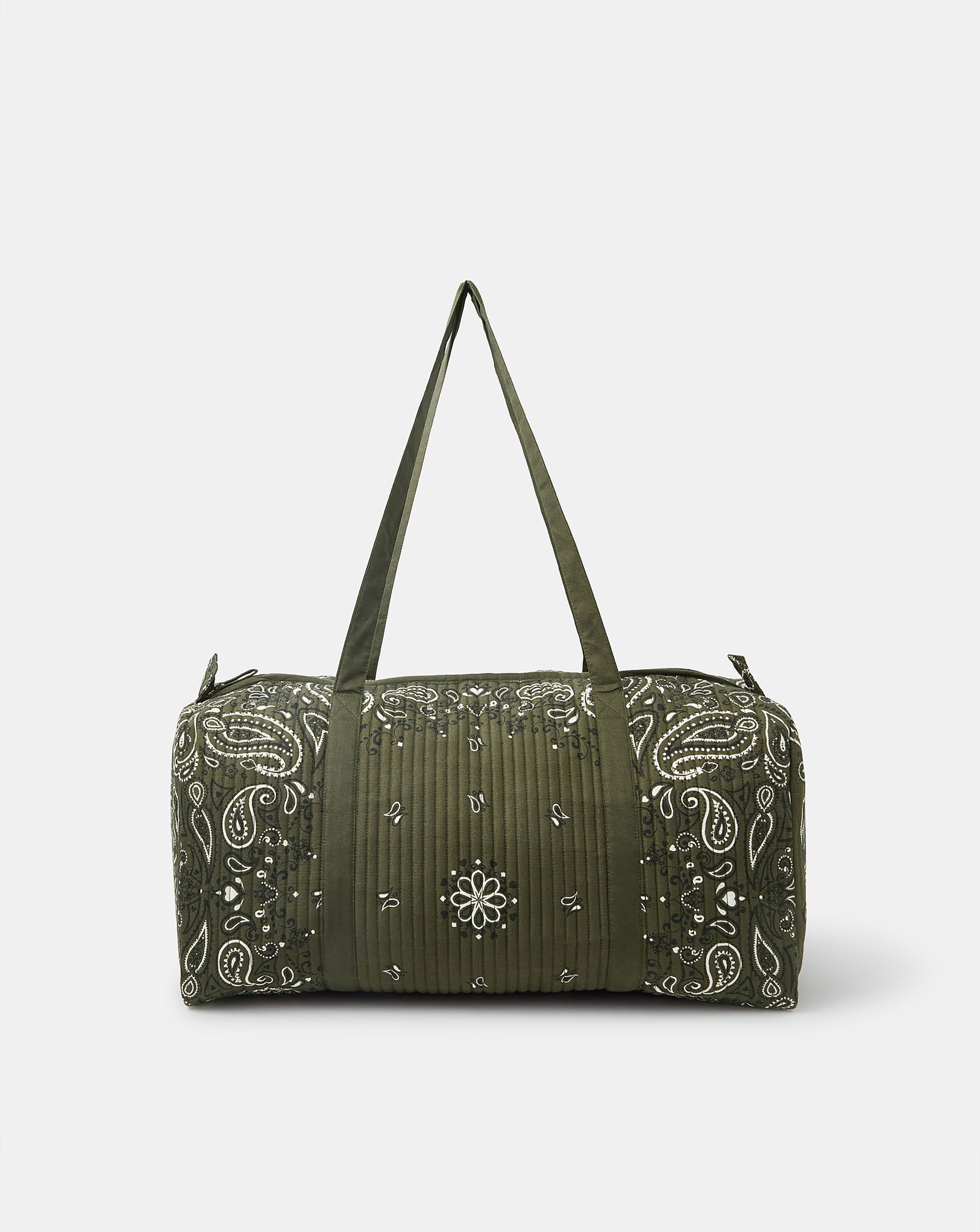 Accessorize Paisley Quilted Weekender 1 Accessorize Paisley Quilted Weekender