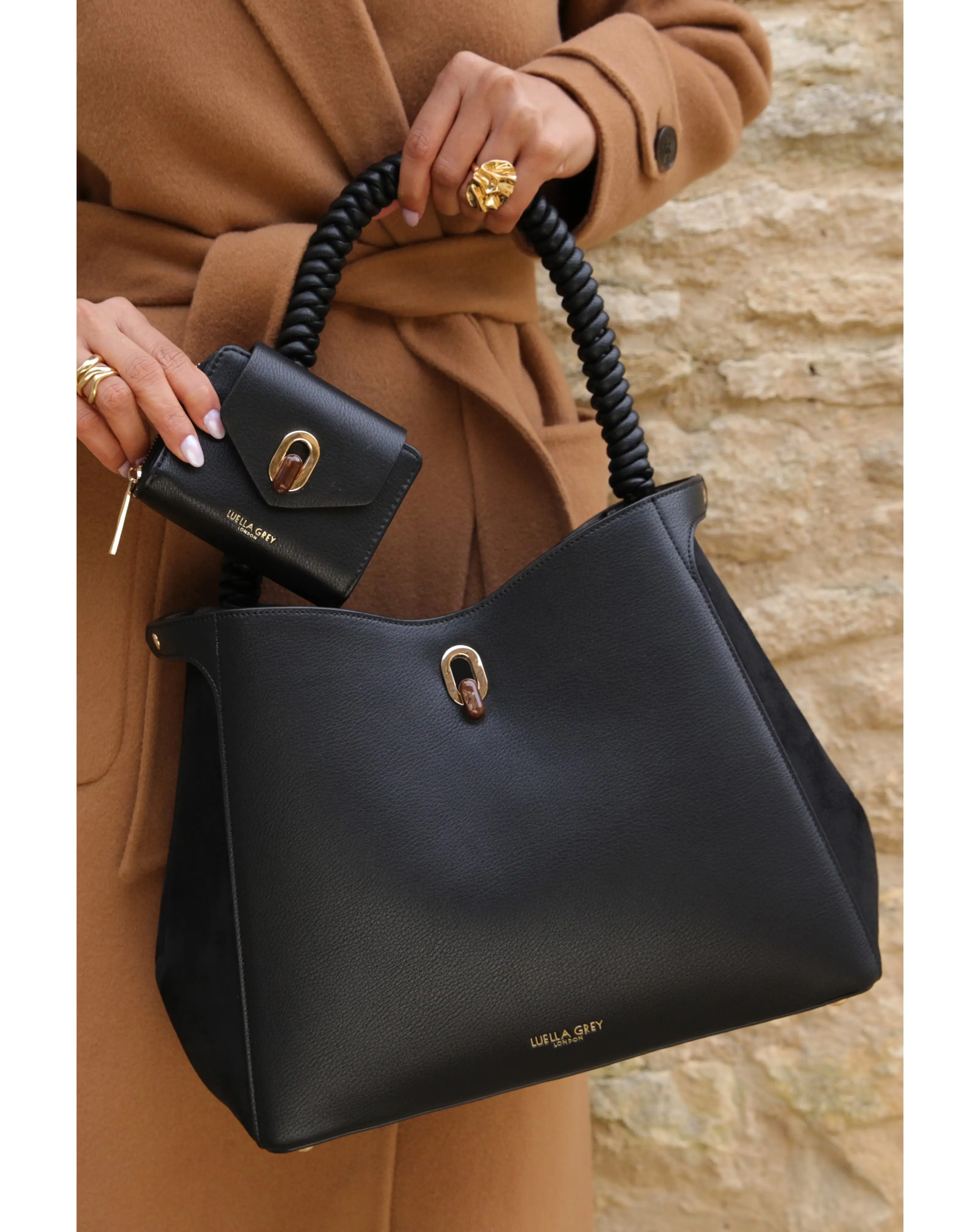 Luella Grey Simone Black Hobo 1 Luella Grey Simone Black Hobo