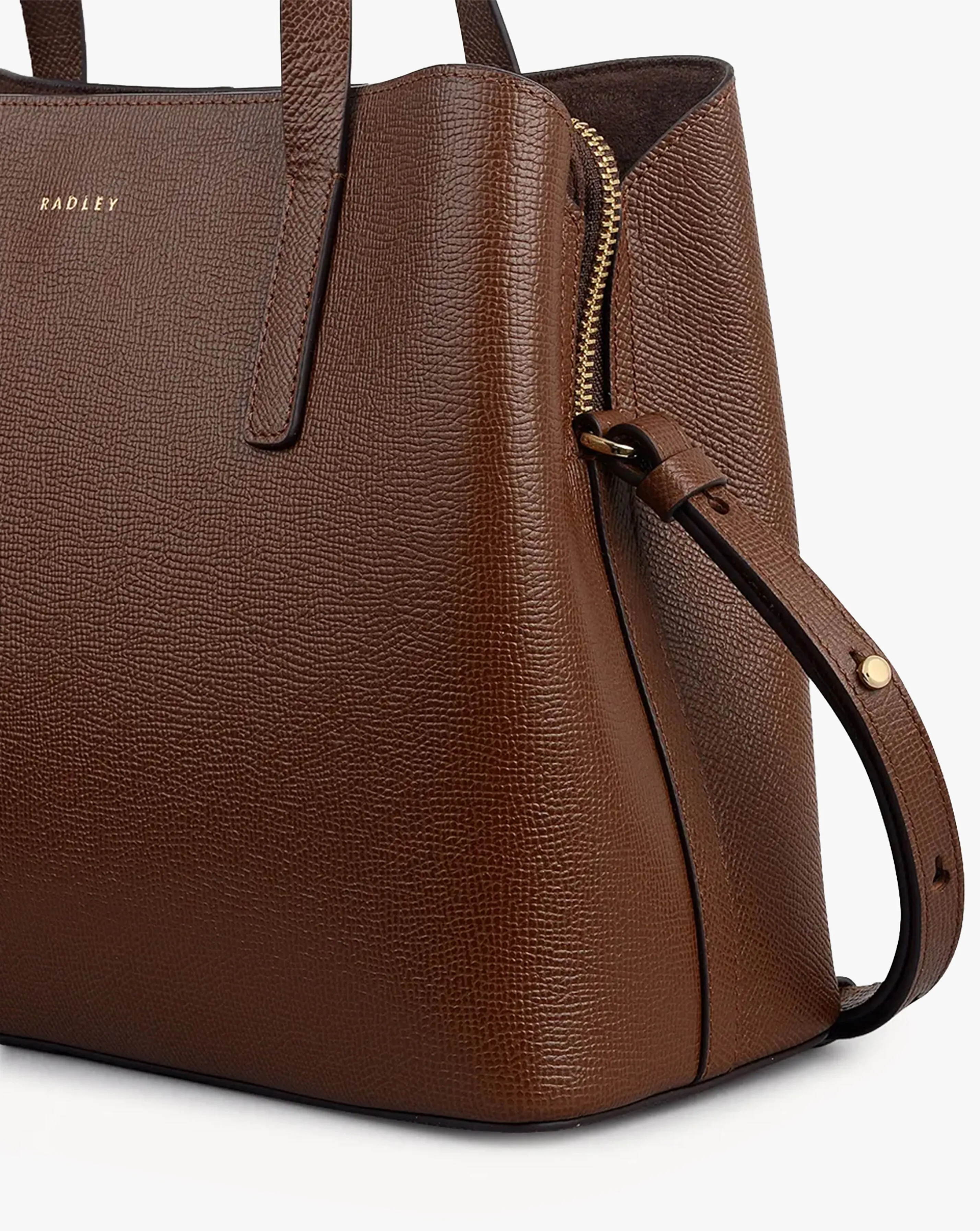 Radley Dukes Place Medium Chocolate Leather Grab Bag 4 Radley Dukes Place Medium Chocolate Leather Grab Bag