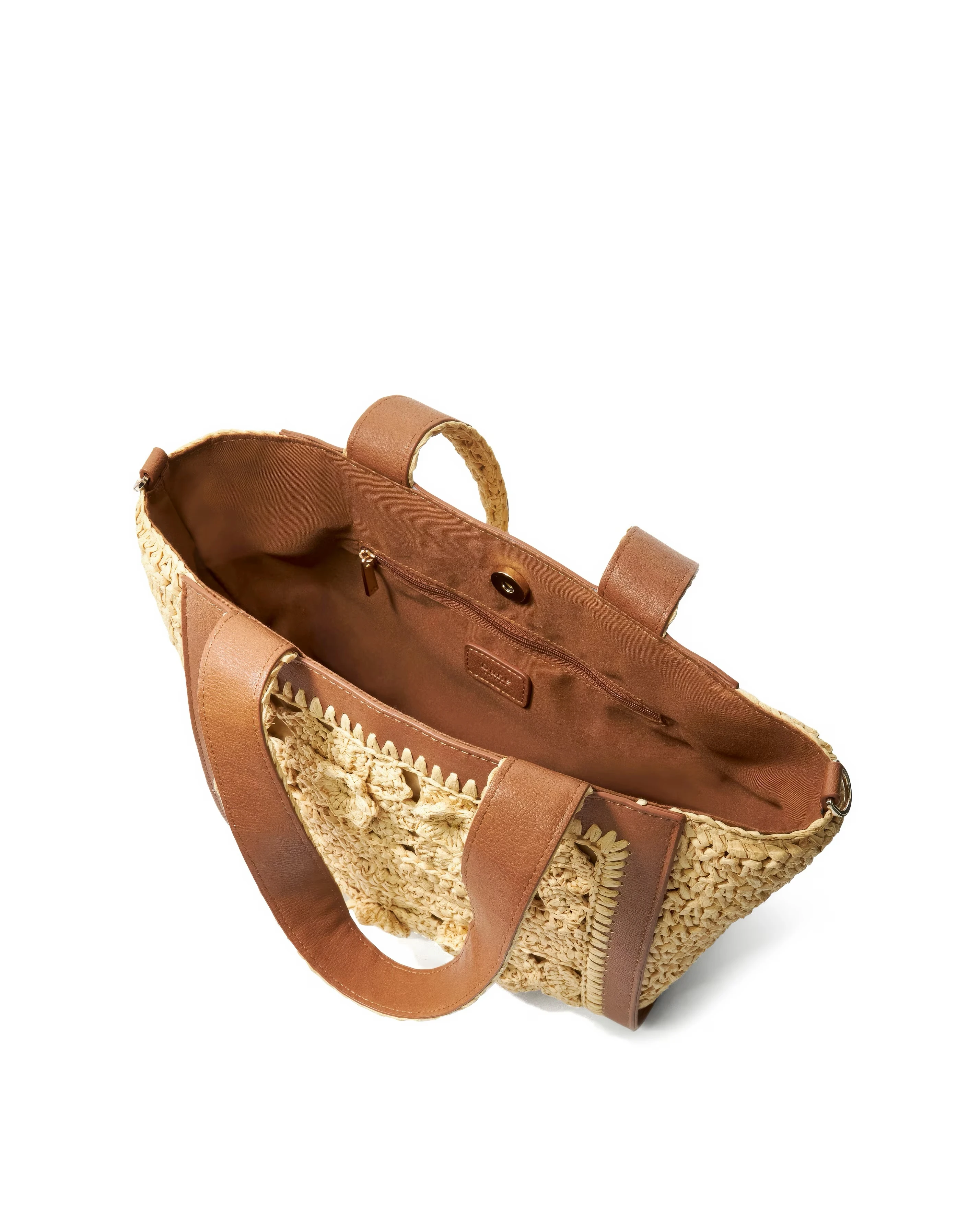 Dune Daisy Floral Raffia Tote Bag 4 Dune Daisy Floral Raffia Tote Bag