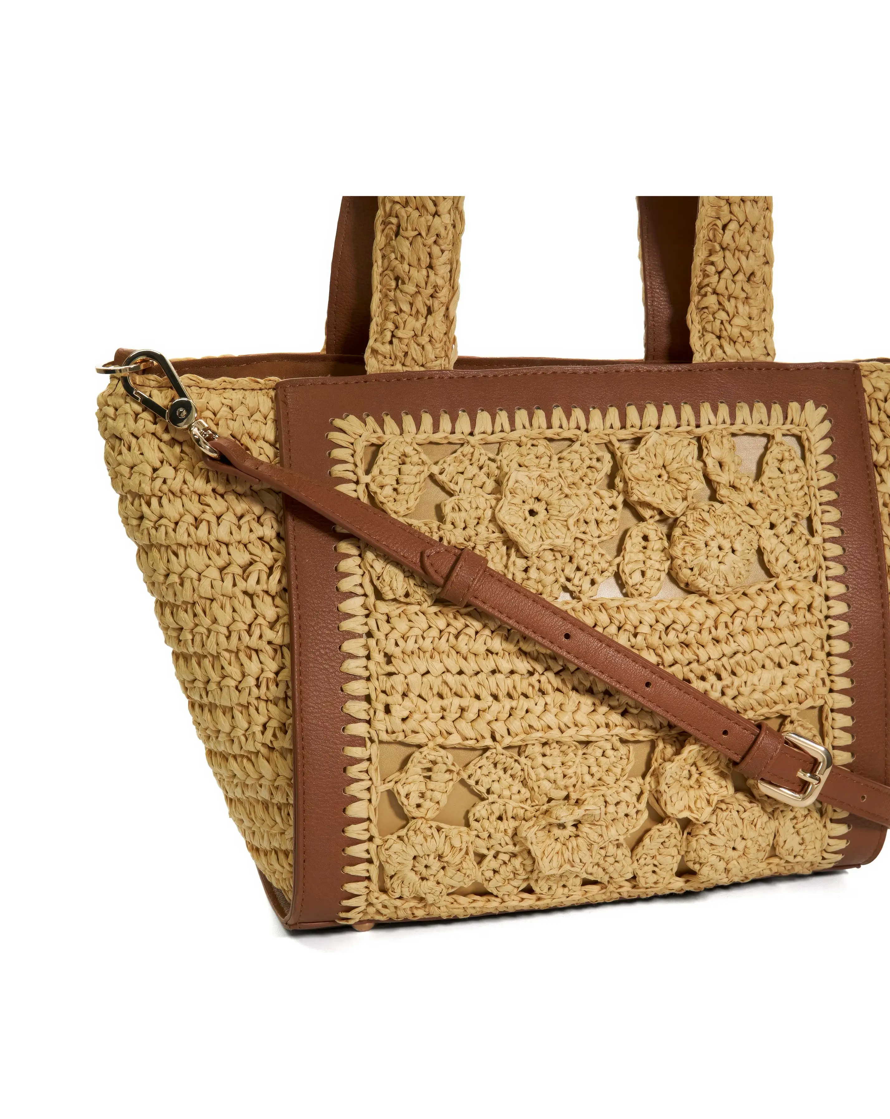 Dune Daisy Floral Raffia Tote Bag 5 Dune Daisy Floral Raffia Tote Bag