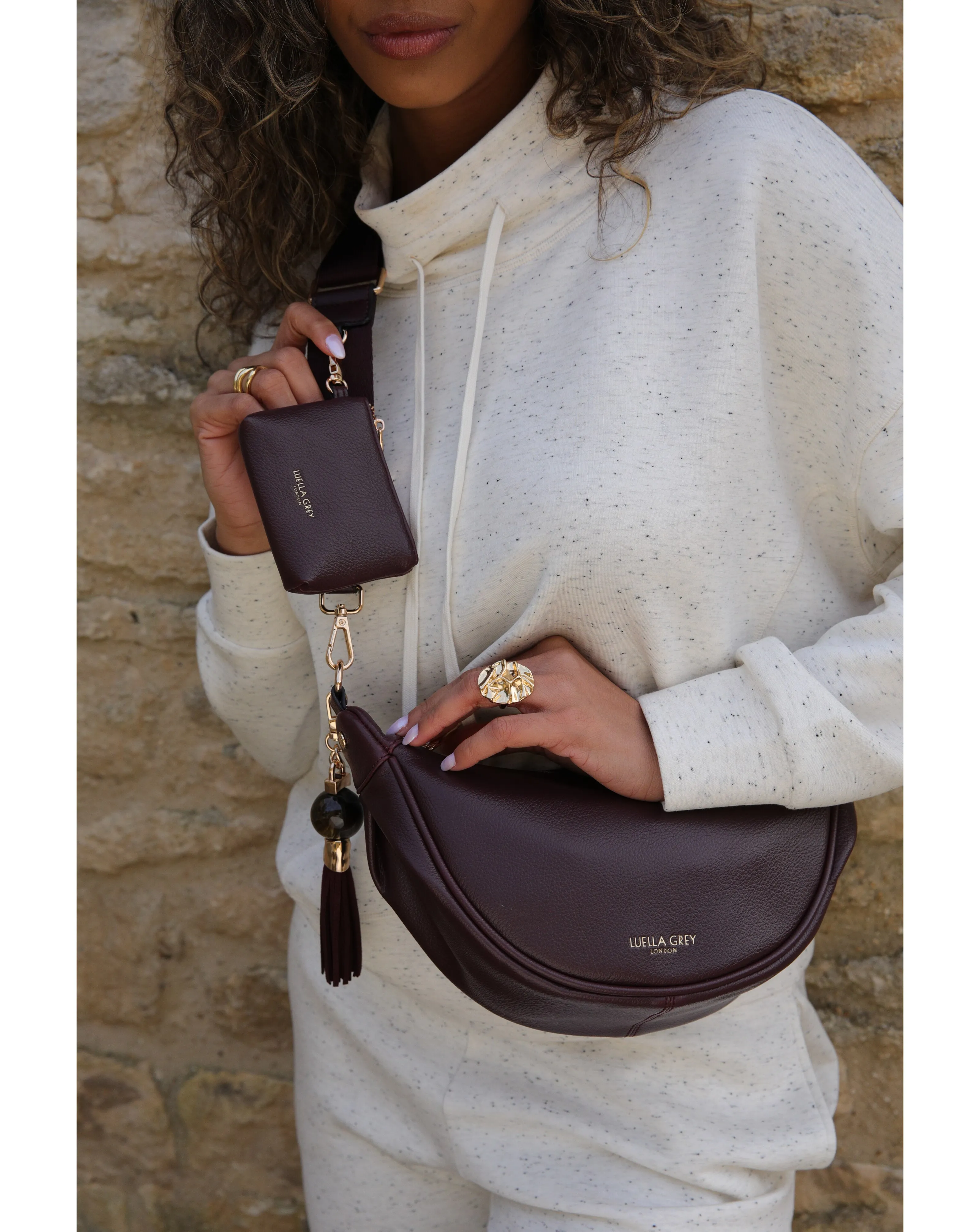 Luella Grey Lauren Cherry Sling Bag 5 Luella Grey Lauren Cherry Sling Bag