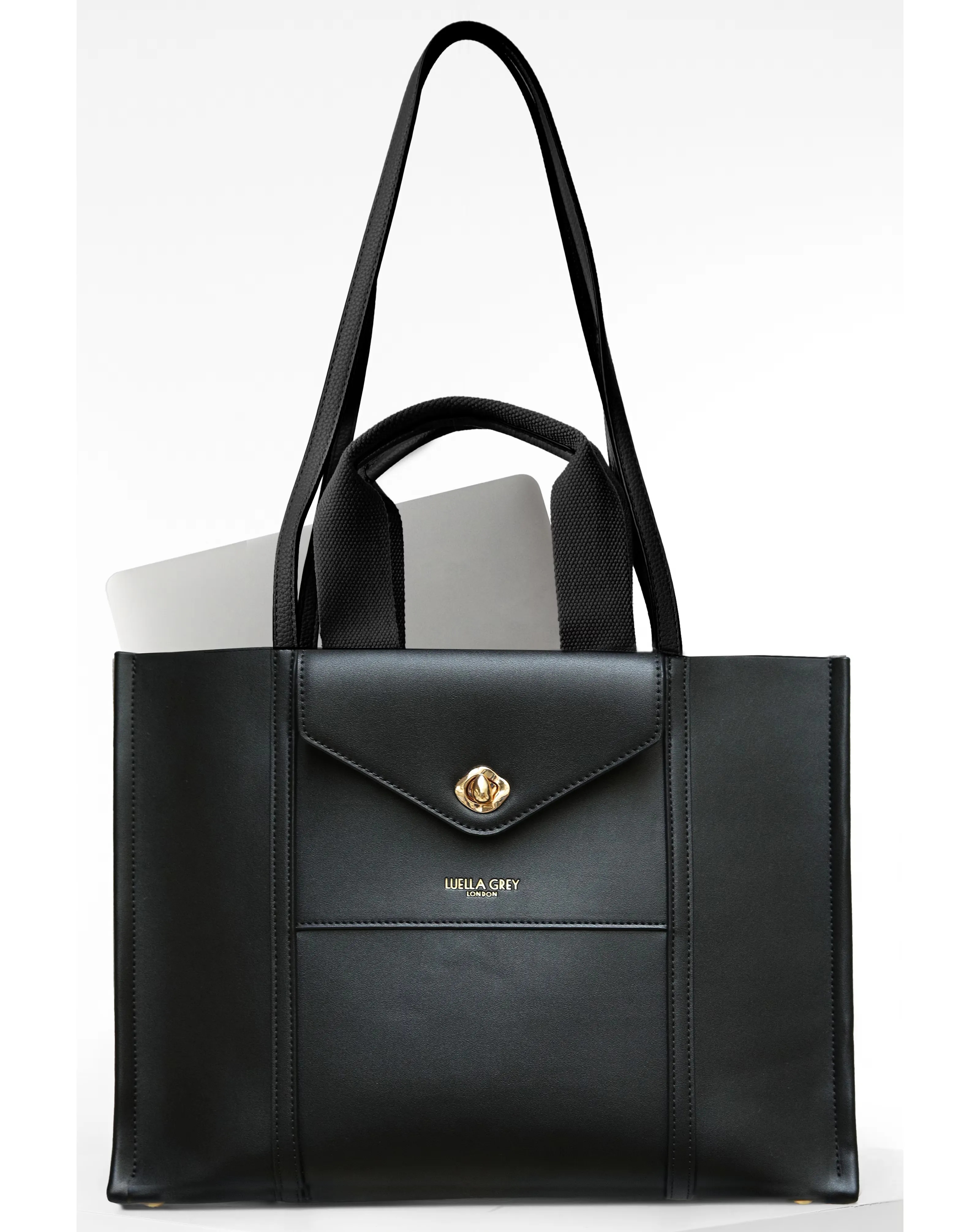 Luella Grey Giselle Black Laptop Bag 1 Luella Grey Giselle Black Laptop Bag