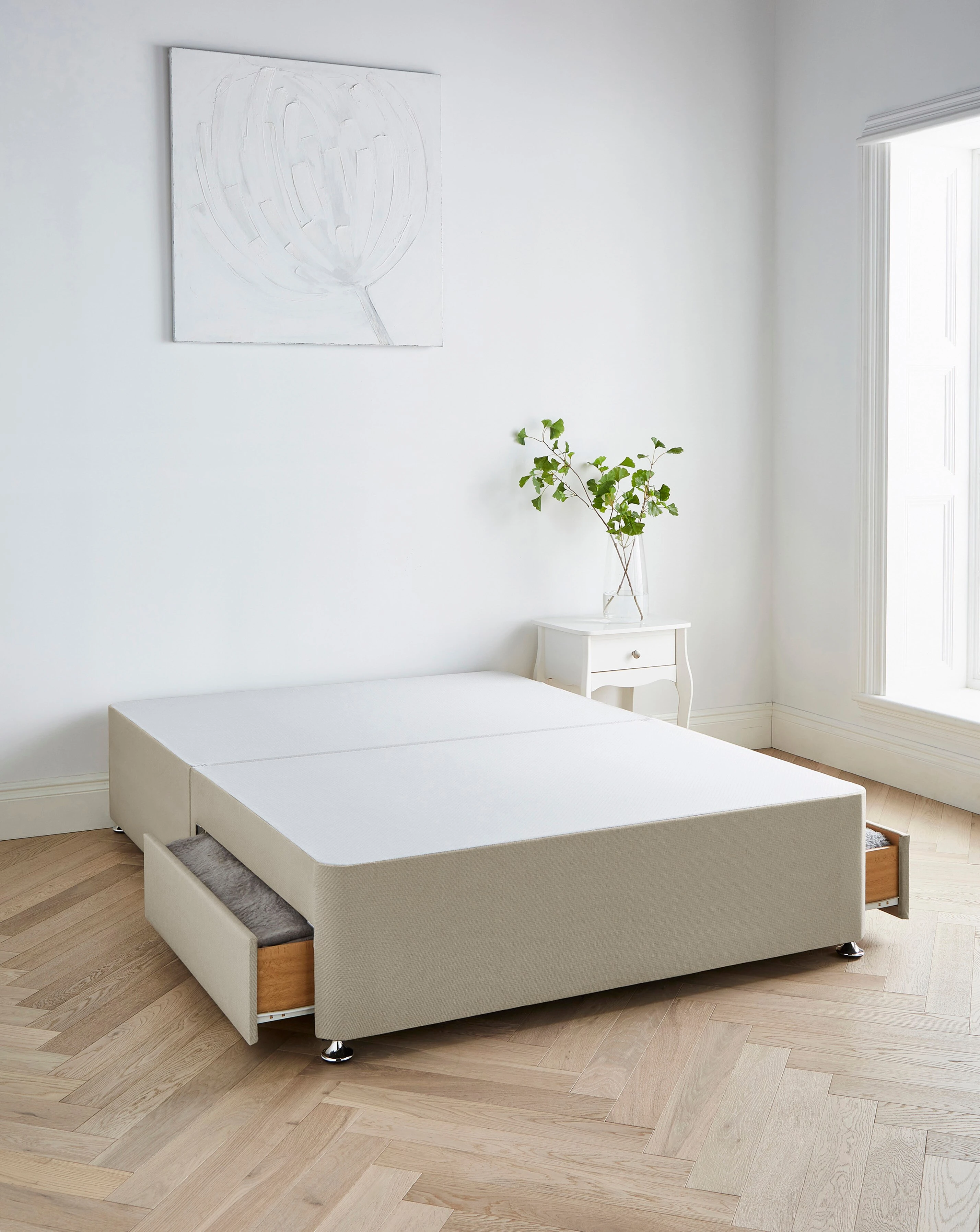 Silentnight 1000 Pocket Pillowtop Memory Divan Set with 2 Drawers 4 Silentnight 1000 Pocket Pillowtop Memory Divan Set with 2 Drawers