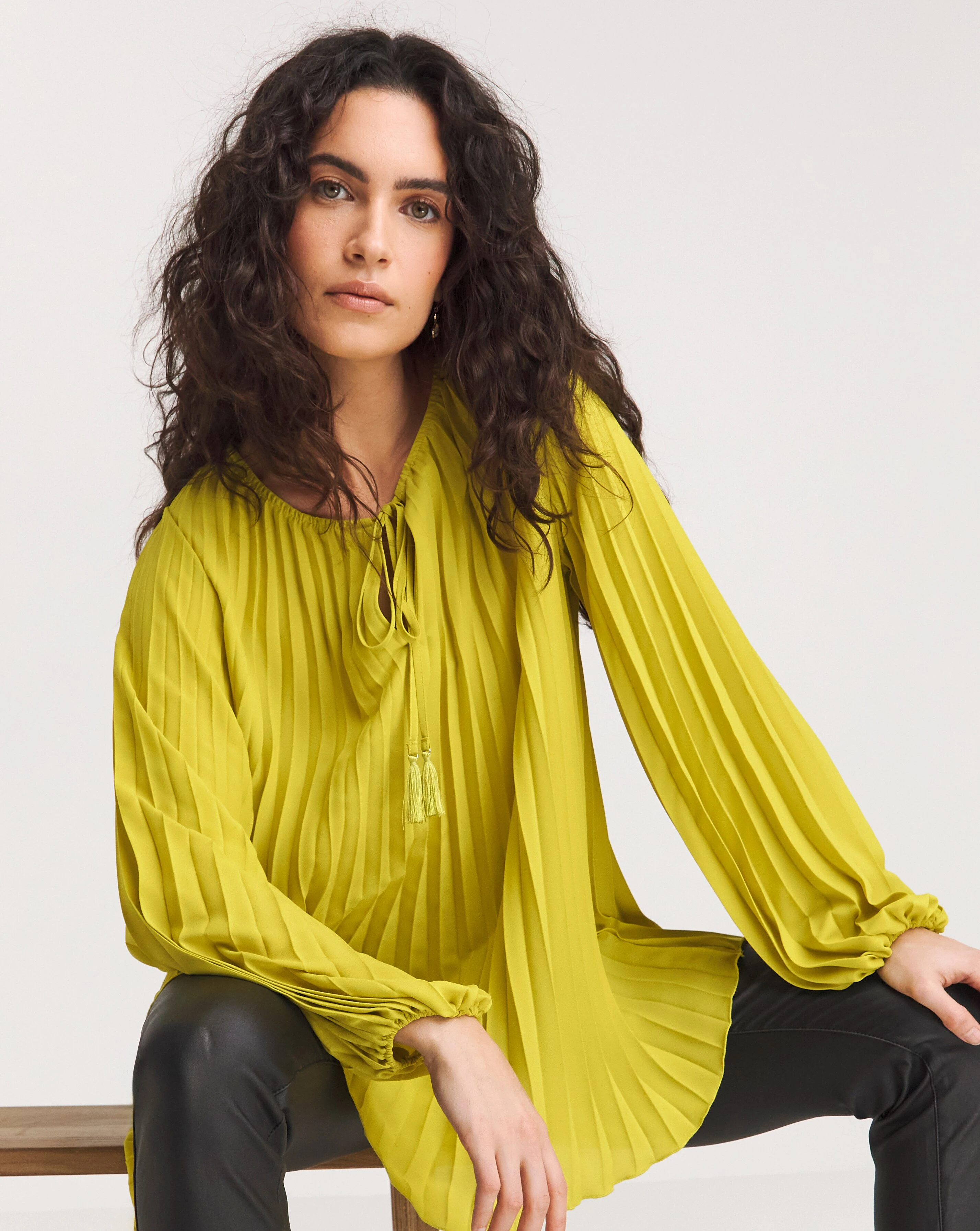 Joanna Hope Pleated Blouse 1 Joanna Hope Pleated Blouse