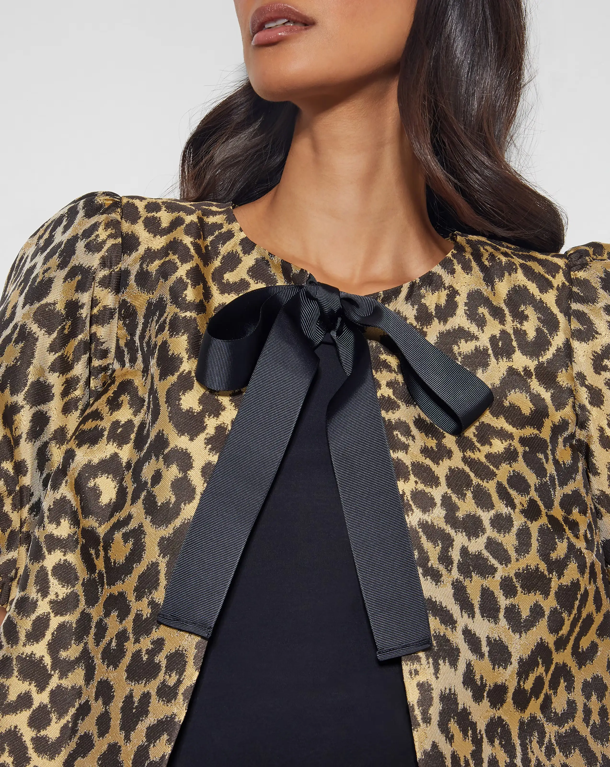 Monsoon Anne Leopard Print Bow Jacket 4 Monsoon Anne Leopard Print Bow Jacket