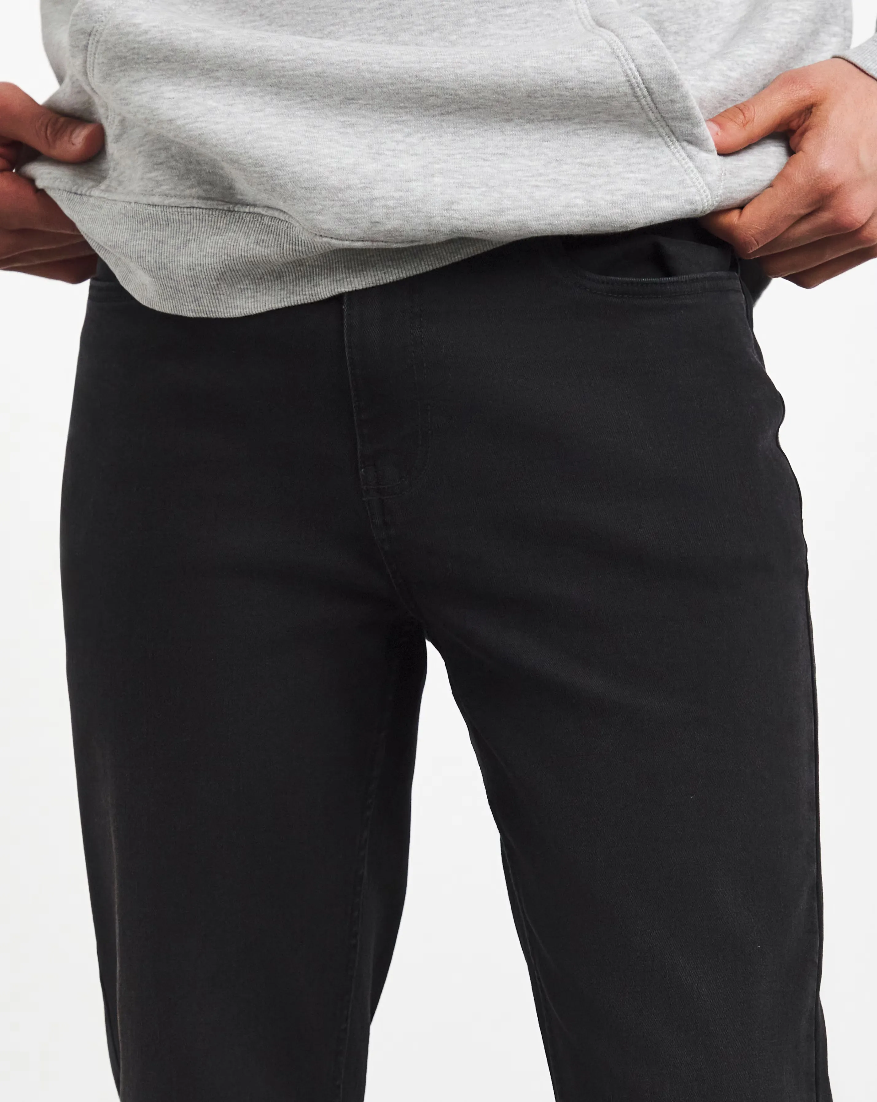 Tapered Fit Stretch Jeans Blackwash 3 Tapered Fit Stretch Jeans Blackwash