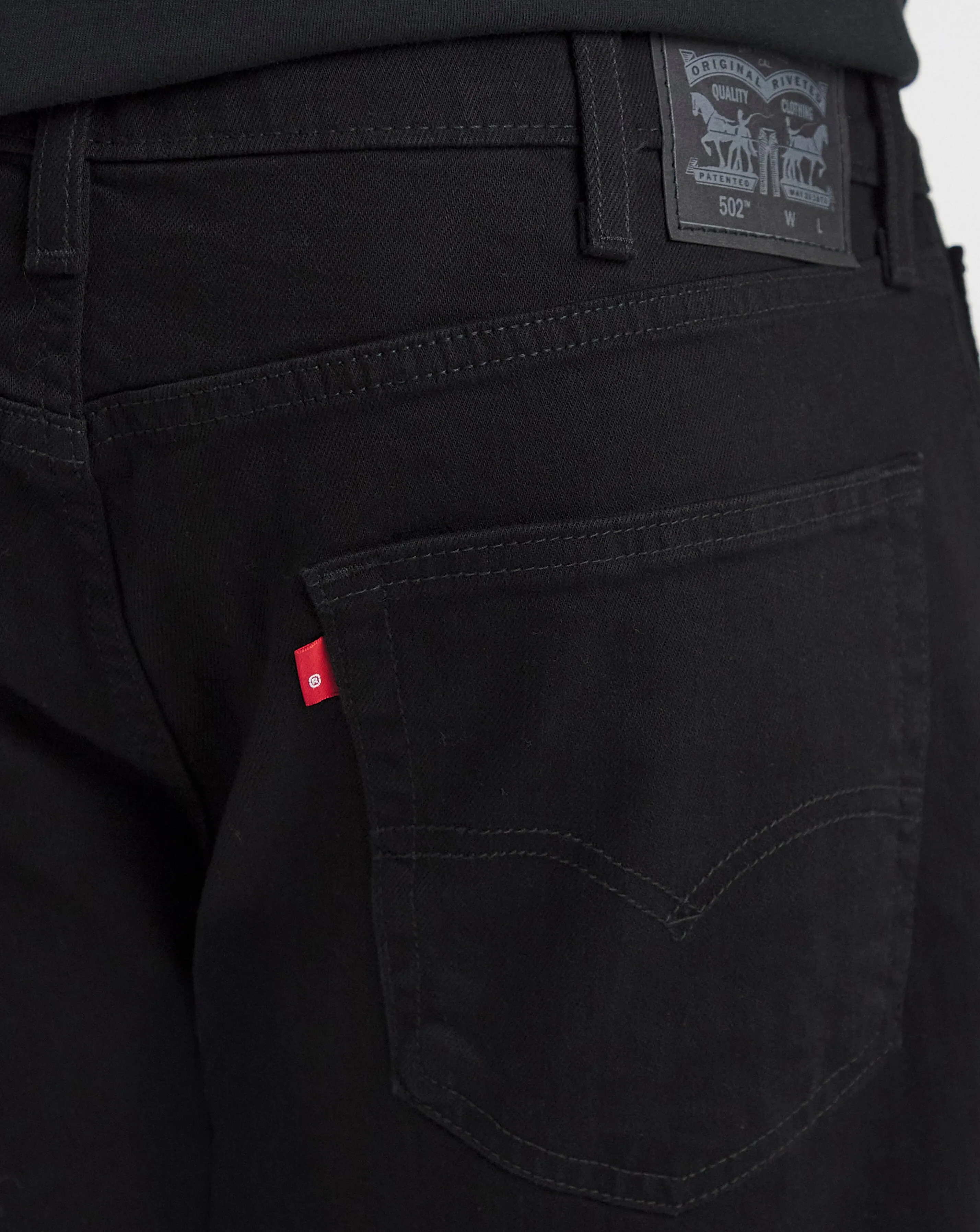 Levi's 502 Taper Jean - Black 4 Levi's 502 Taper Jean - Black