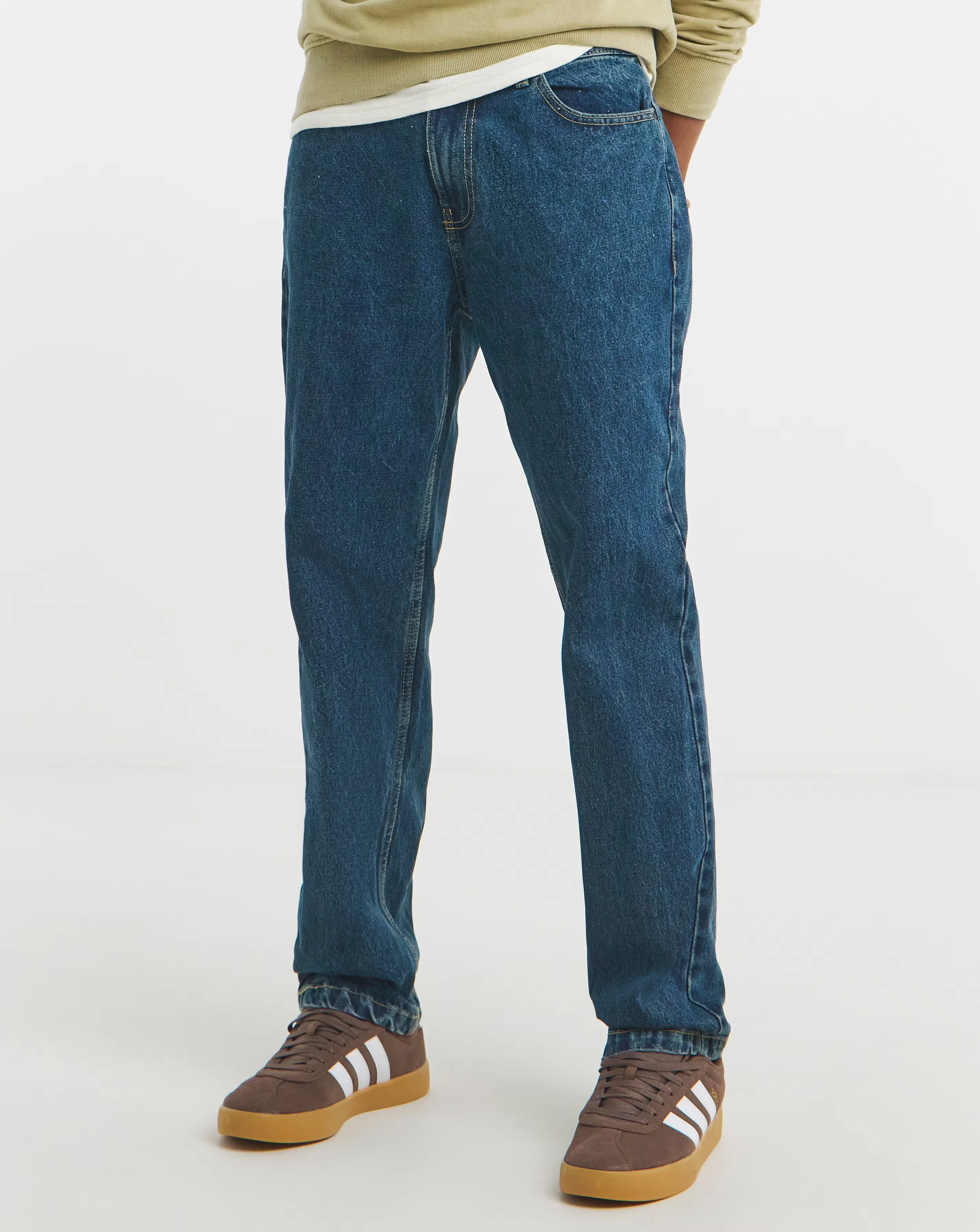 100% Cotton Straight Fit Jean