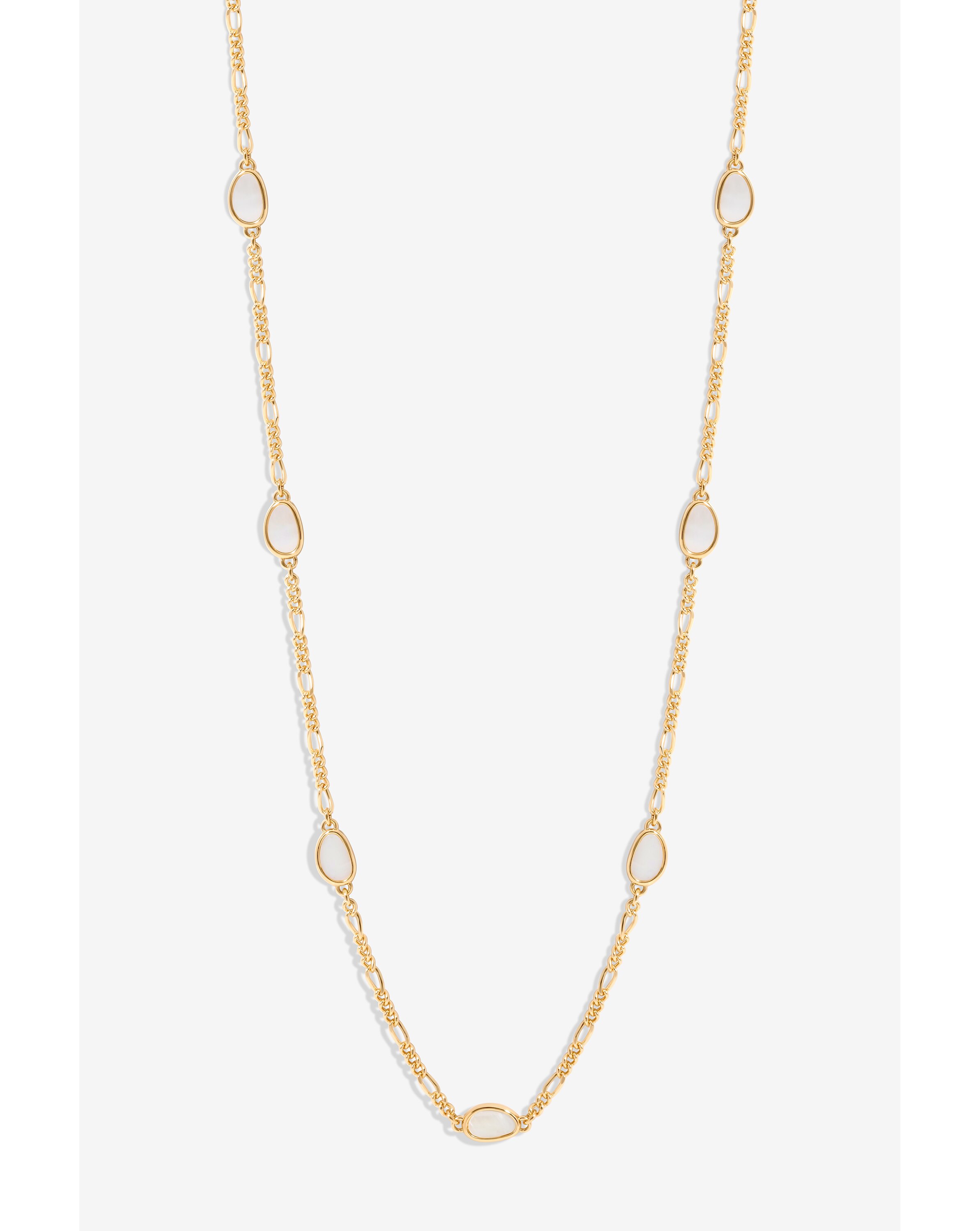 Jon Richard Gold Plated Chain And Shell Station Necklace 1 Jon Richard Gold Plated Chain And Shell Station Necklace