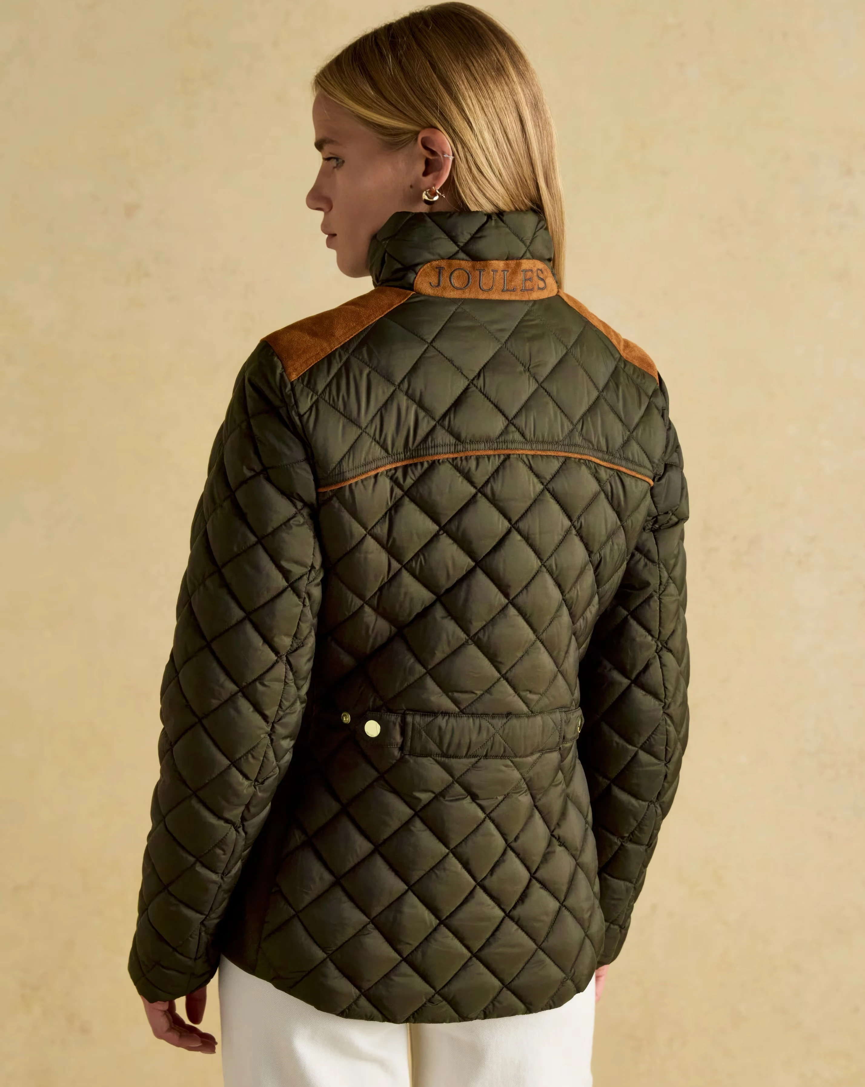 Joules Braemar Luxe Showerproof Quilted Coat 8 Joules Braemar Luxe Showerproof Quilted Coat