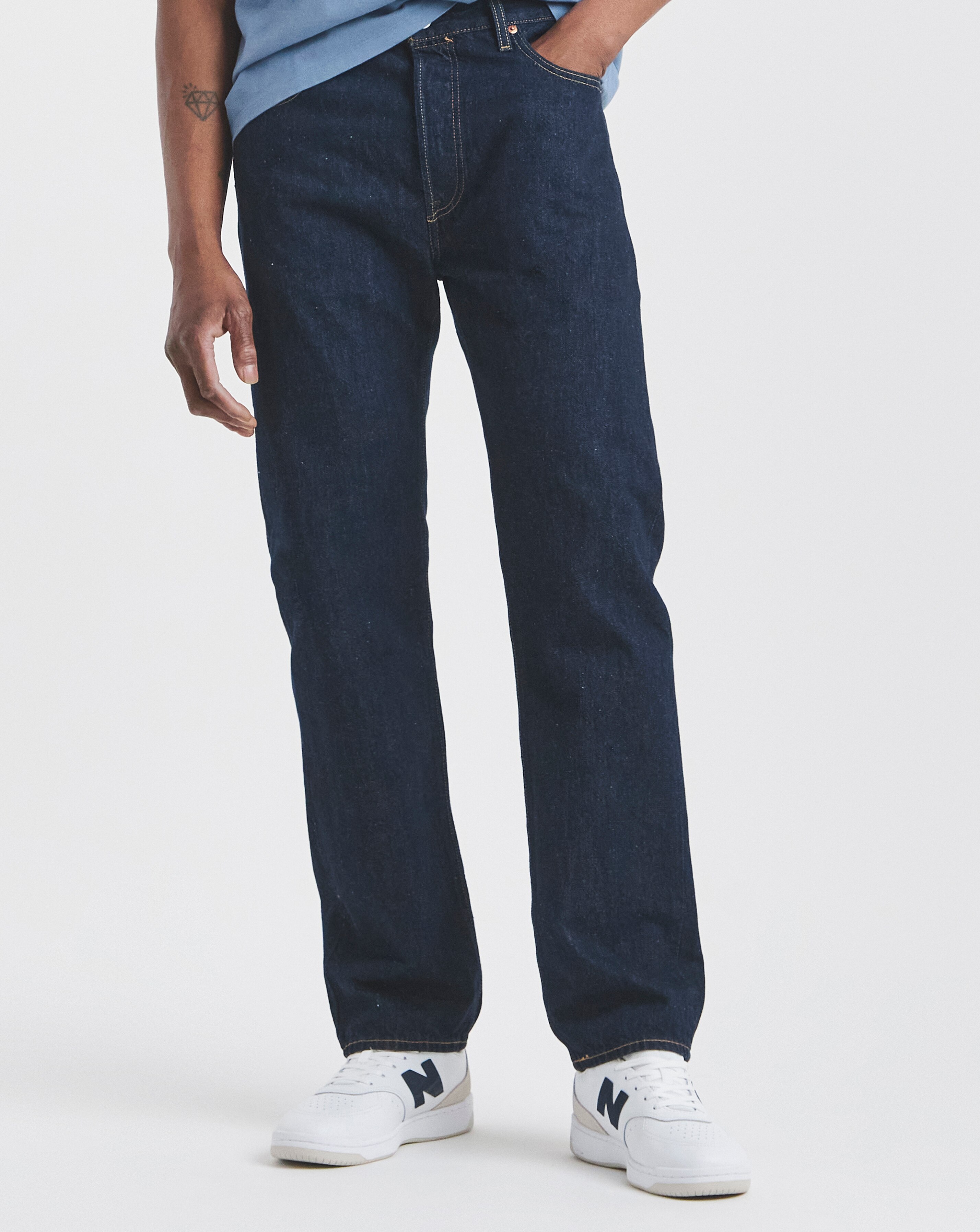 Levi's 501 Original Straight Fit Jean - Dark Indigo