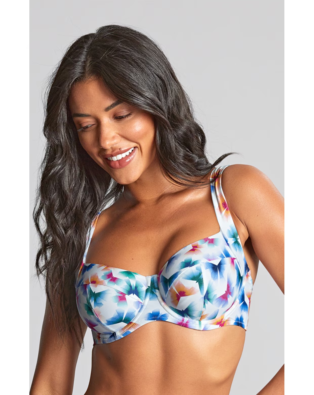 Panache Olivia Full Cup Wired Bikini Top Flutter Print 1 Panache Olivia Full Cup Wired Bikini Top Flutter Print