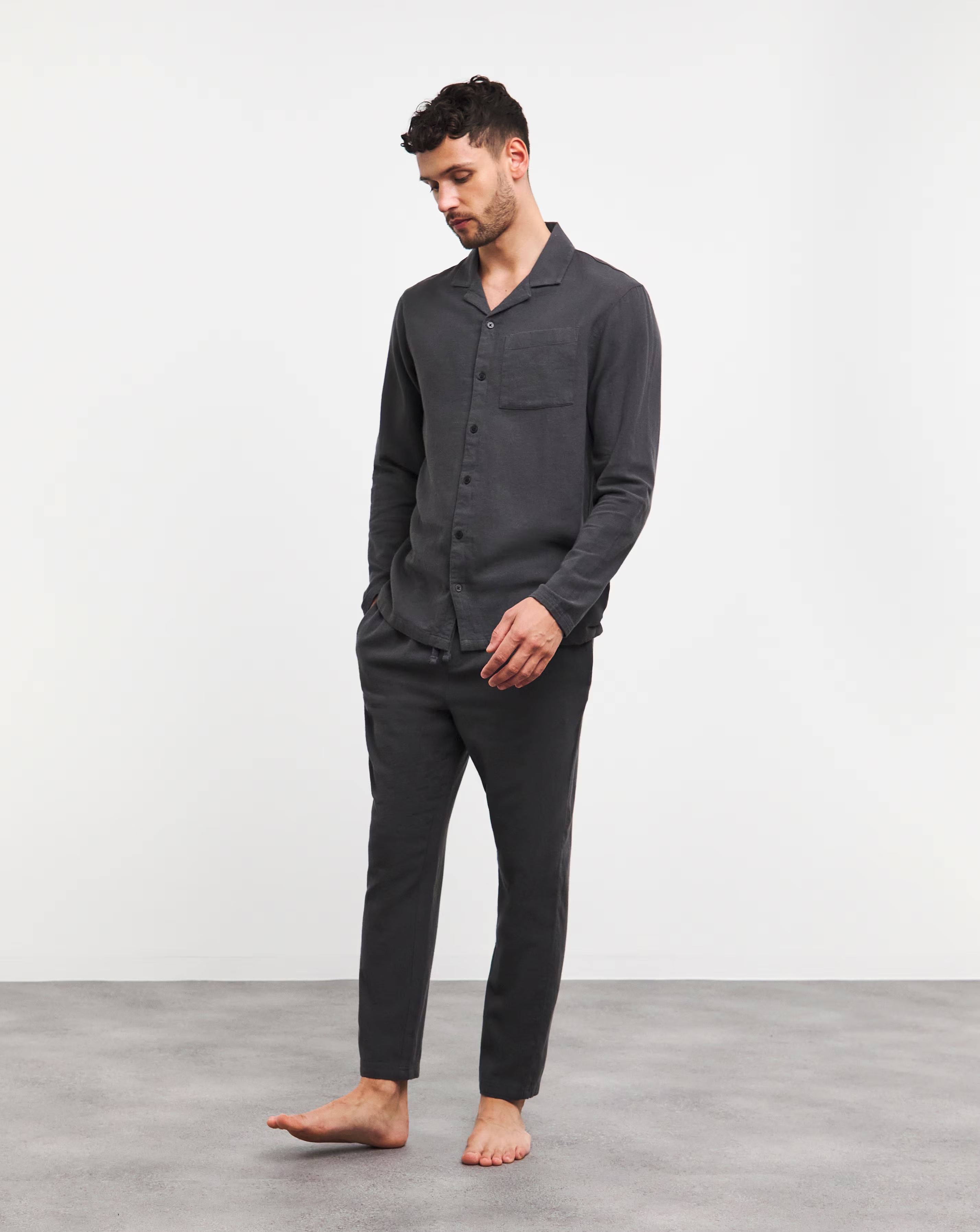 Classic Woven Flannel Pyjama Set