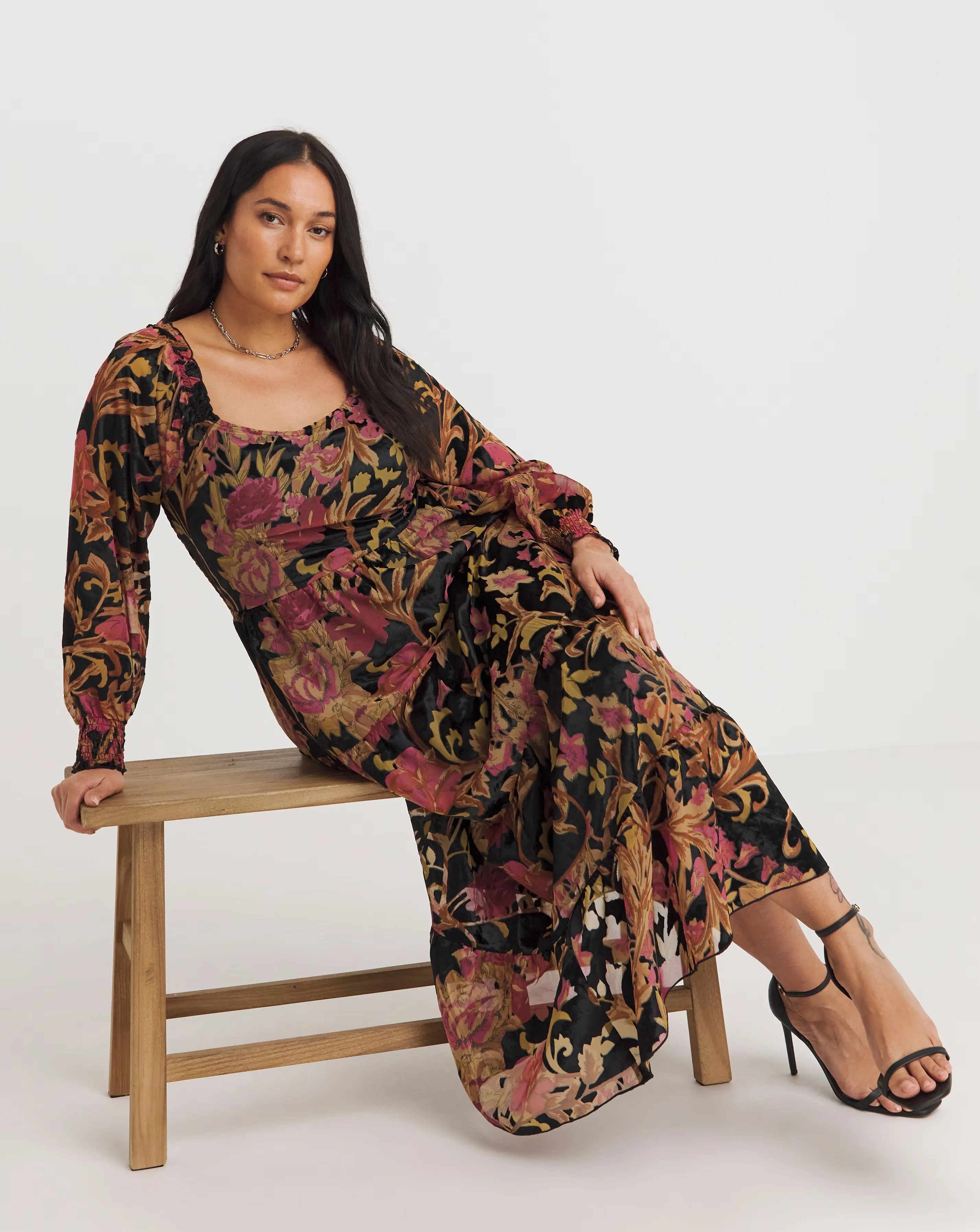 Joe Browns Christmas Wishes Devore Dress 1 Joe Browns Christmas Wishes Devore Dress