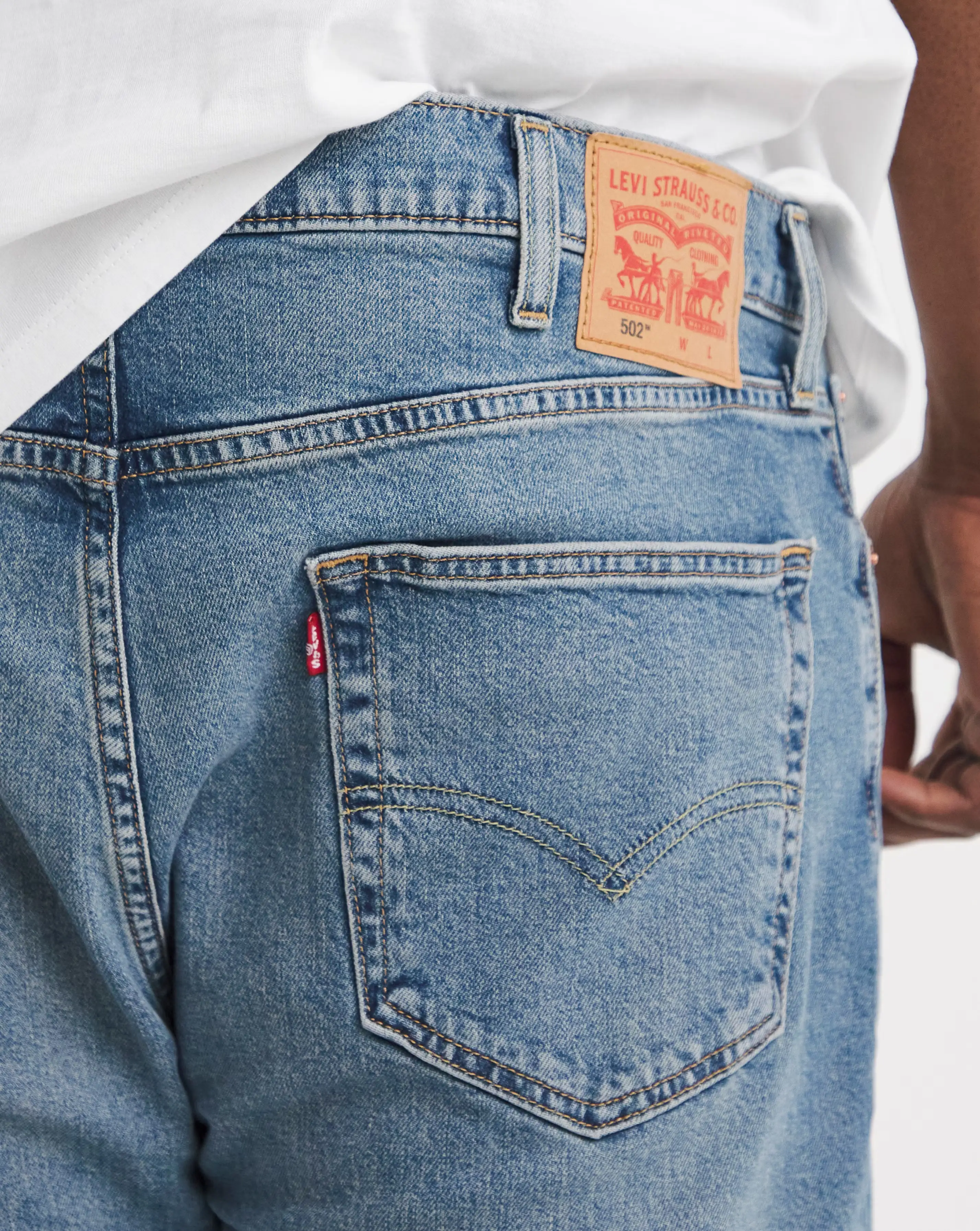 Levi's 502 Taper Jean - Medium Indigo 4 Levi's 502 Taper Jean - Medium Indigo