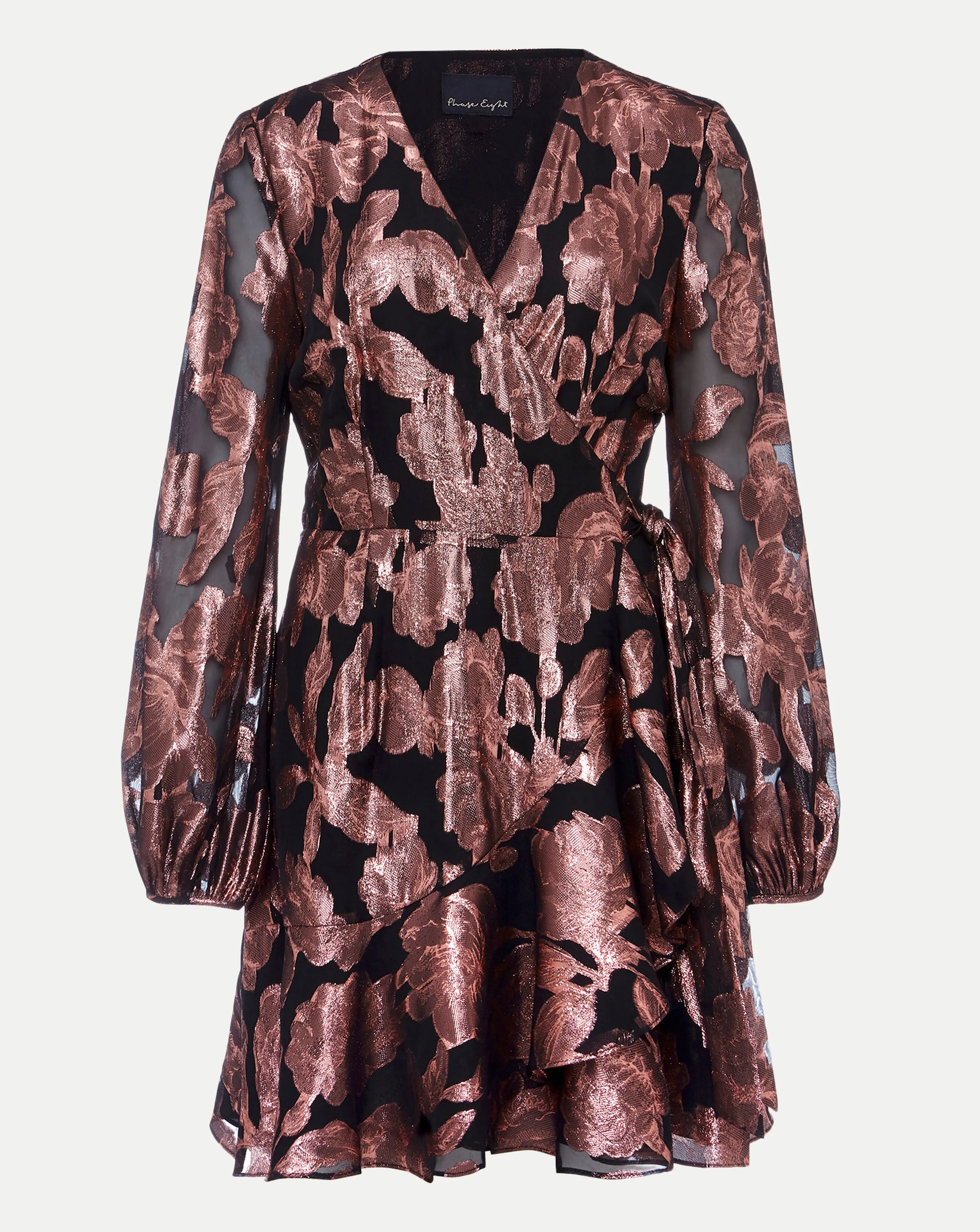 Phase Eight Foil Wrap Dress 5 Phase Eight Foil Wrap Dress