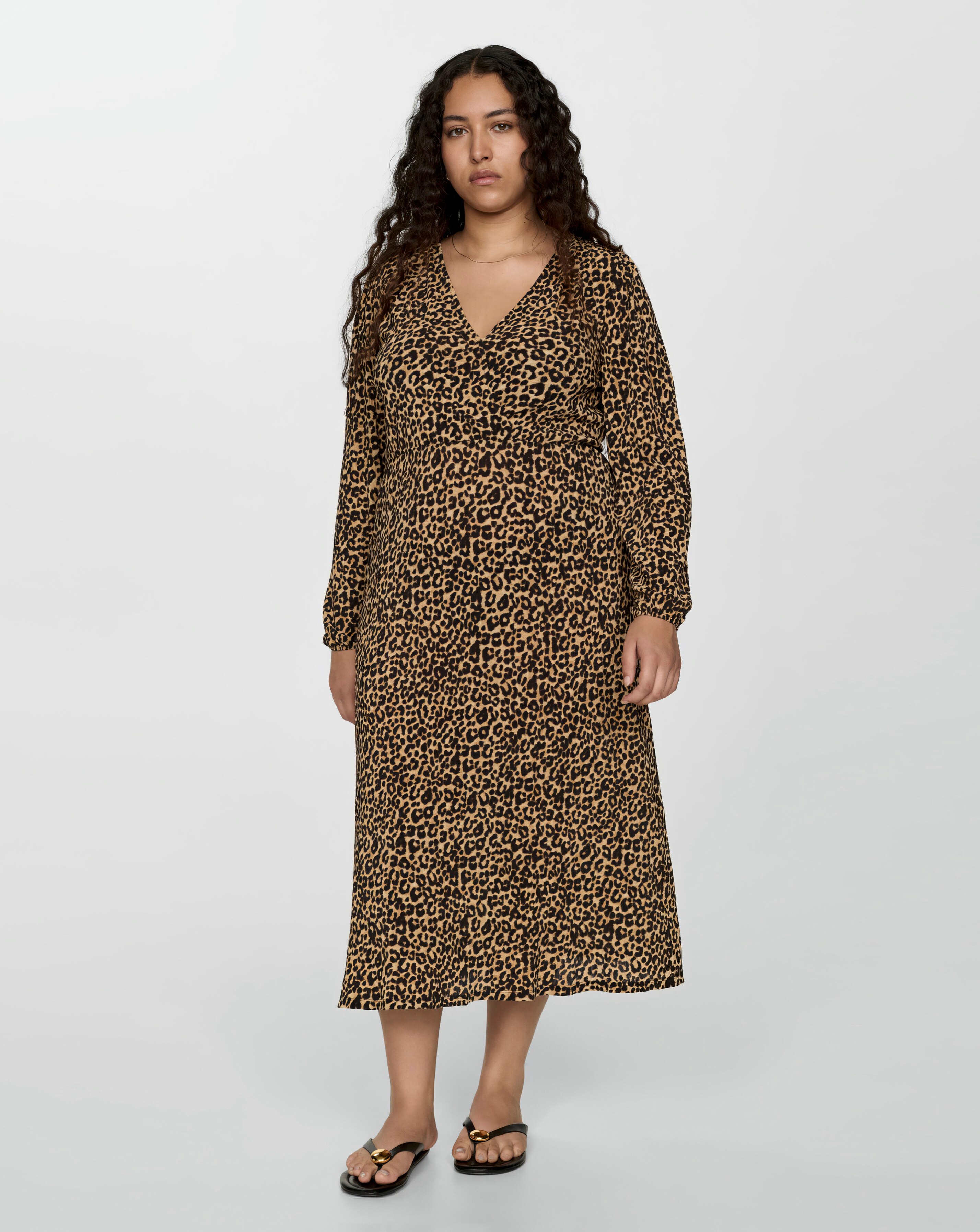 Mango Lin Leopard Midi Dress 6 Mango Lin Leopard Midi Dress