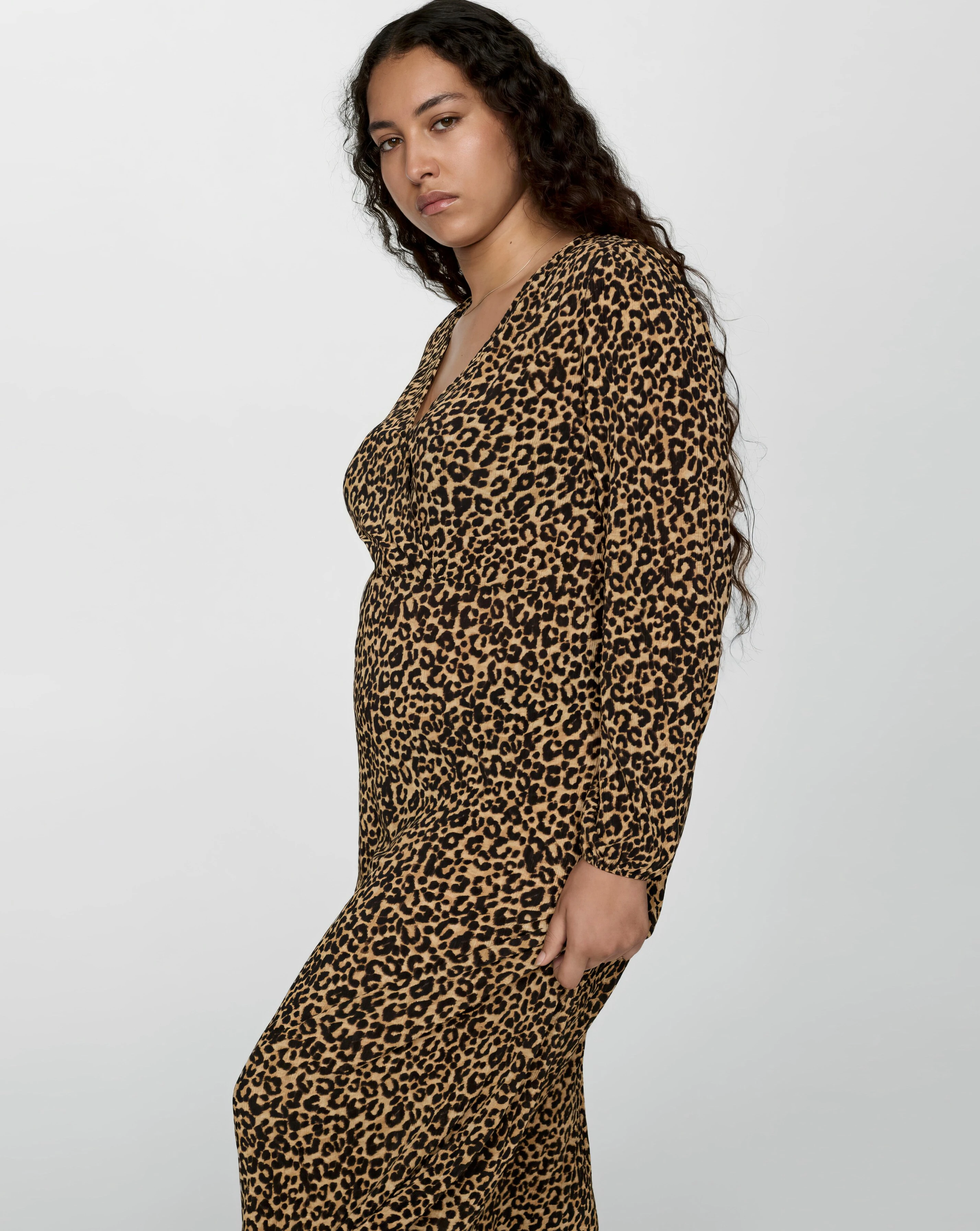 Mango Lin Leopard Midi Dress 8 Mango Lin Leopard Midi Dress