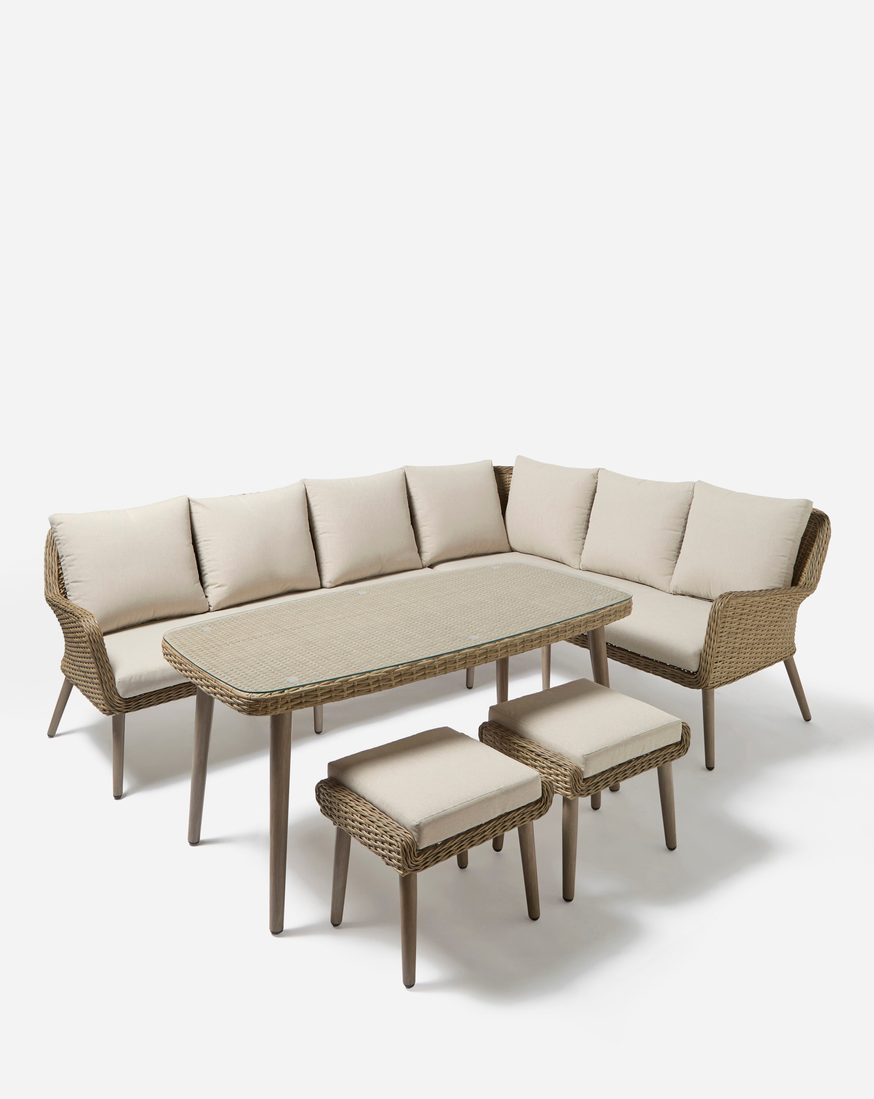 Sorrento Rattan Corner Sofa Set 2 Sorrento Rattan Corner Sofa Set
