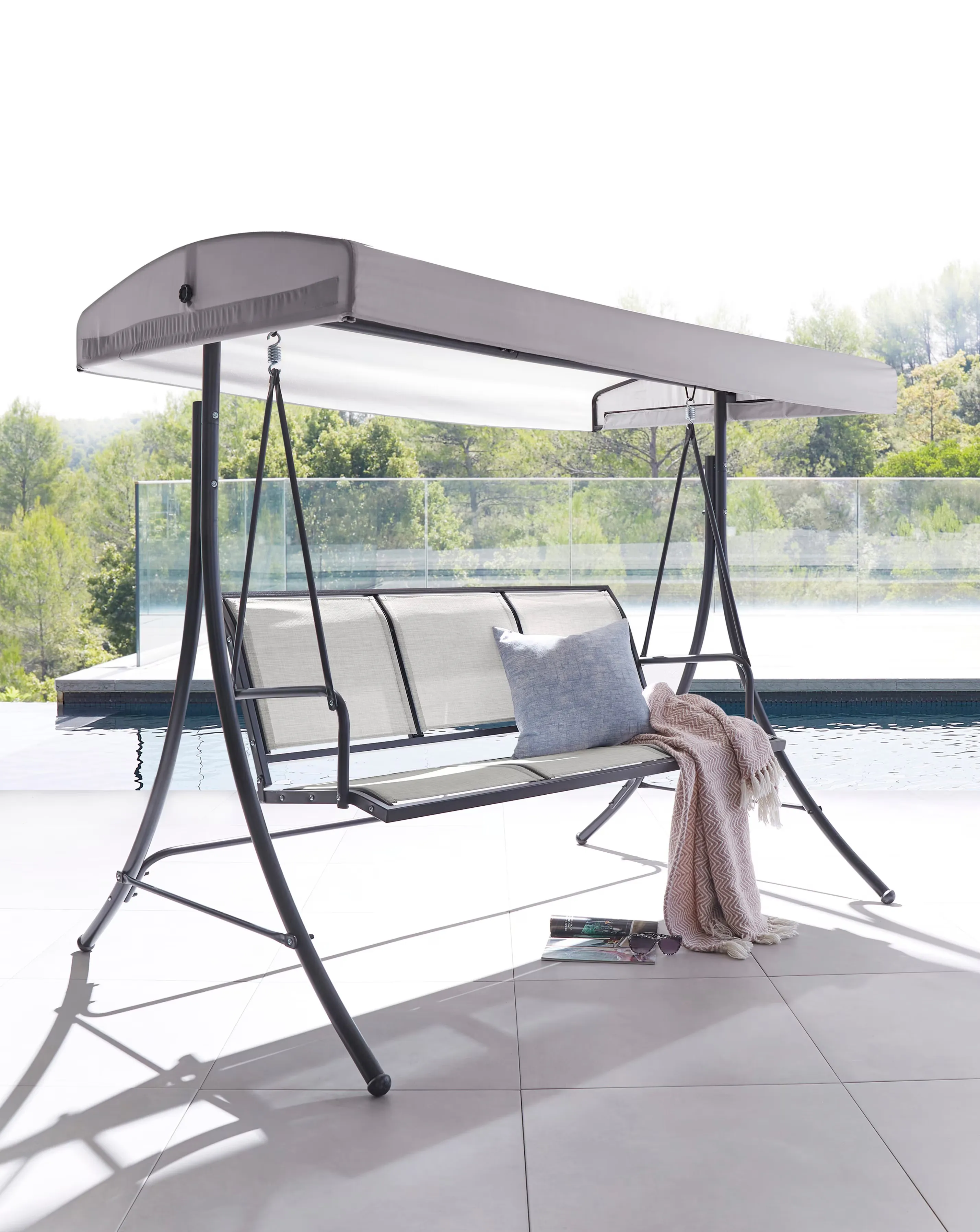 Malaga 3 Seater Swing Seat 1 Malaga 3 Seater Swing Seat