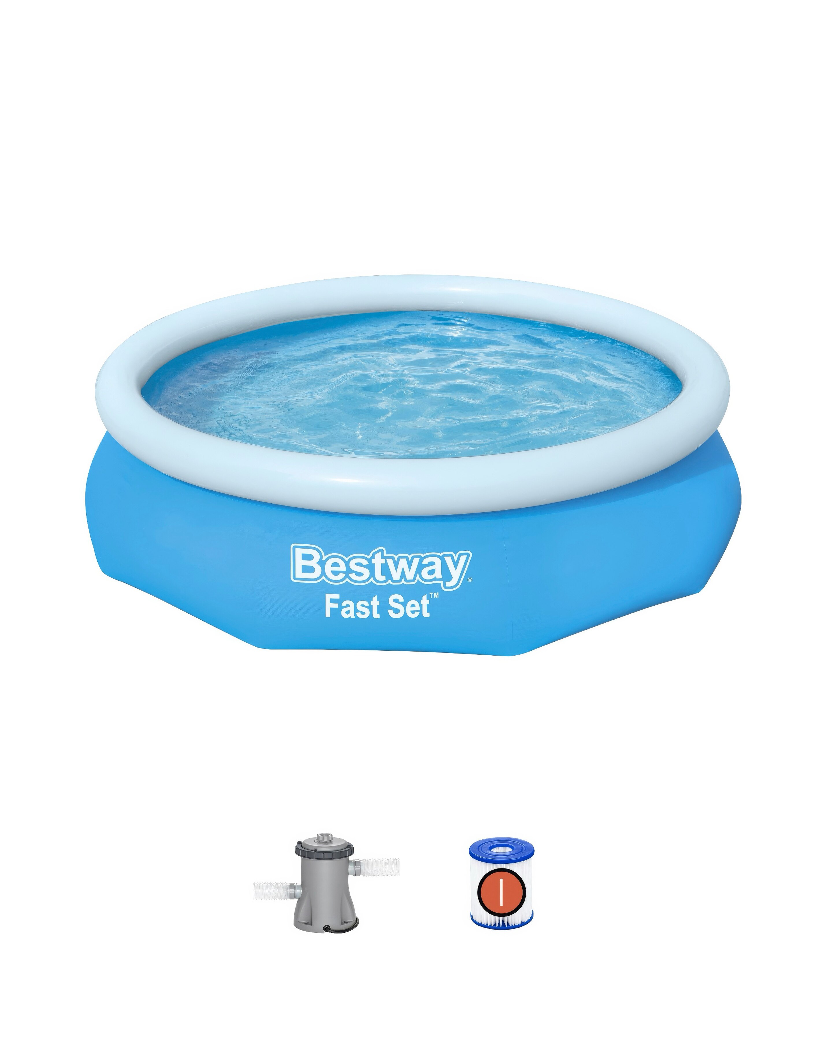 Bestway 10 Foot Fast Set Pool and Filter Pump 6 Bestway 10 Foot Fast Set Pool and Filter Pump