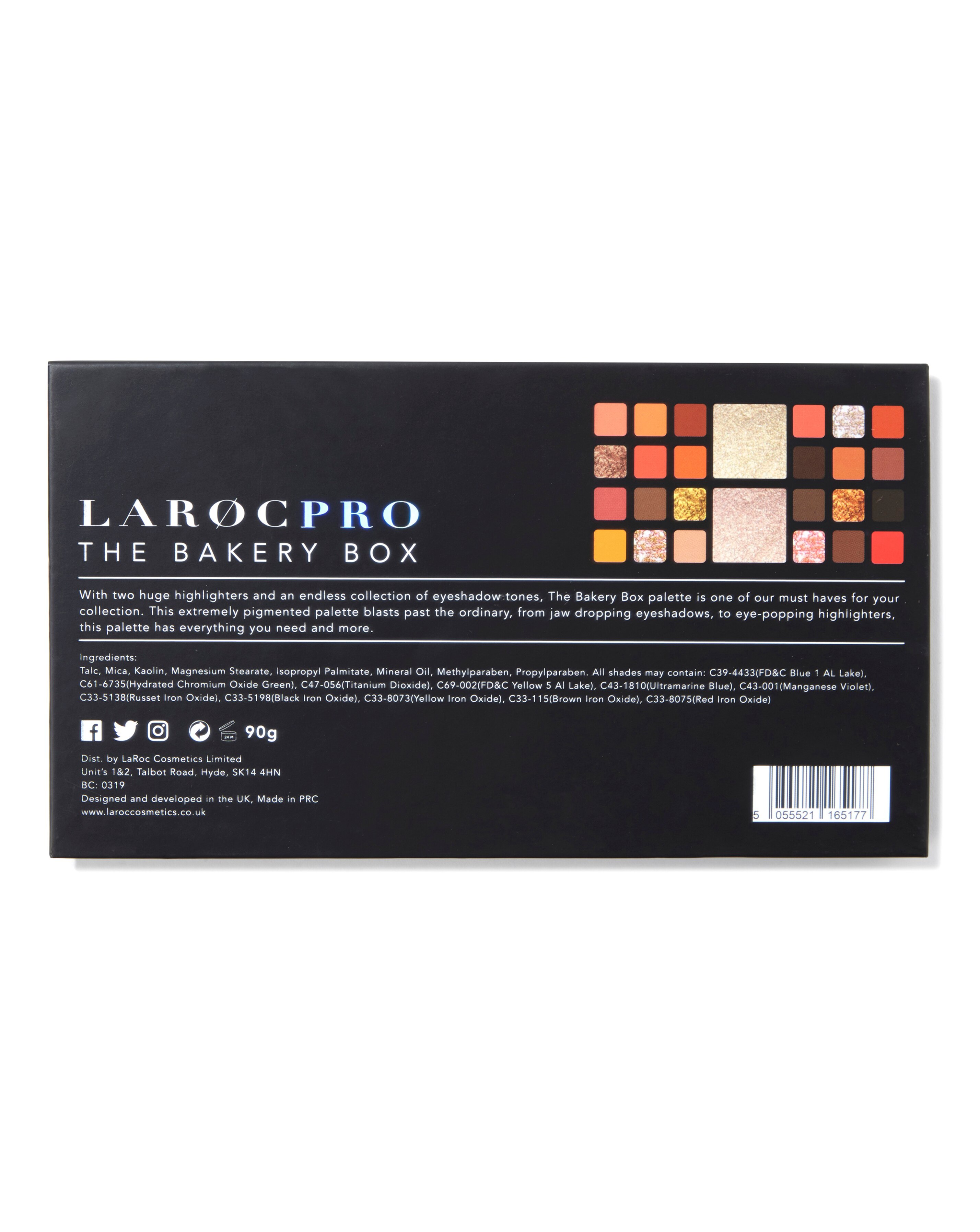 LaRoc PRO The Bakery Box Eyeshadow Palette 3 LaRoc PRO The Bakery Box Eyeshadow Palette