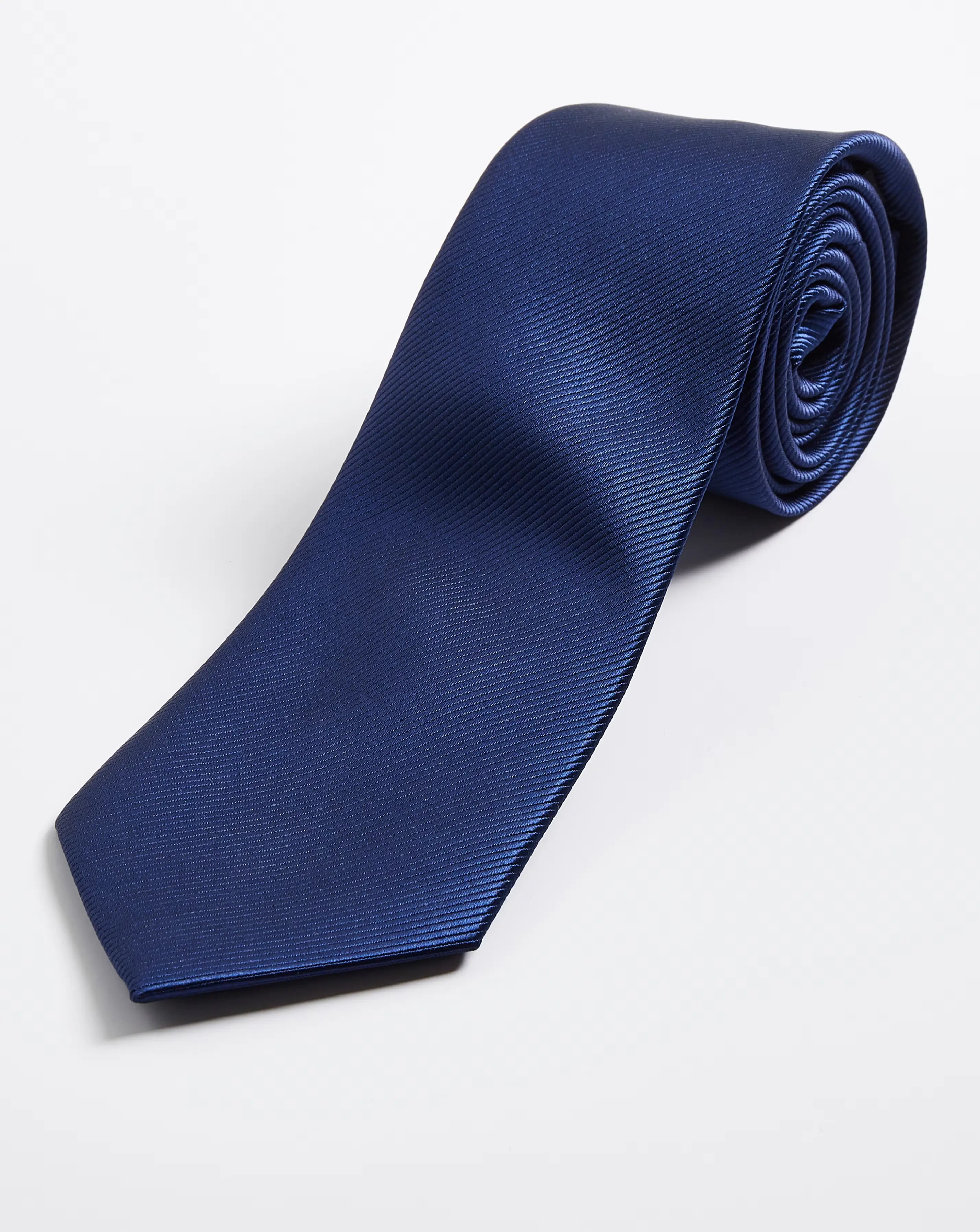 Navy Plain Tie 1 Navy Plain Tie