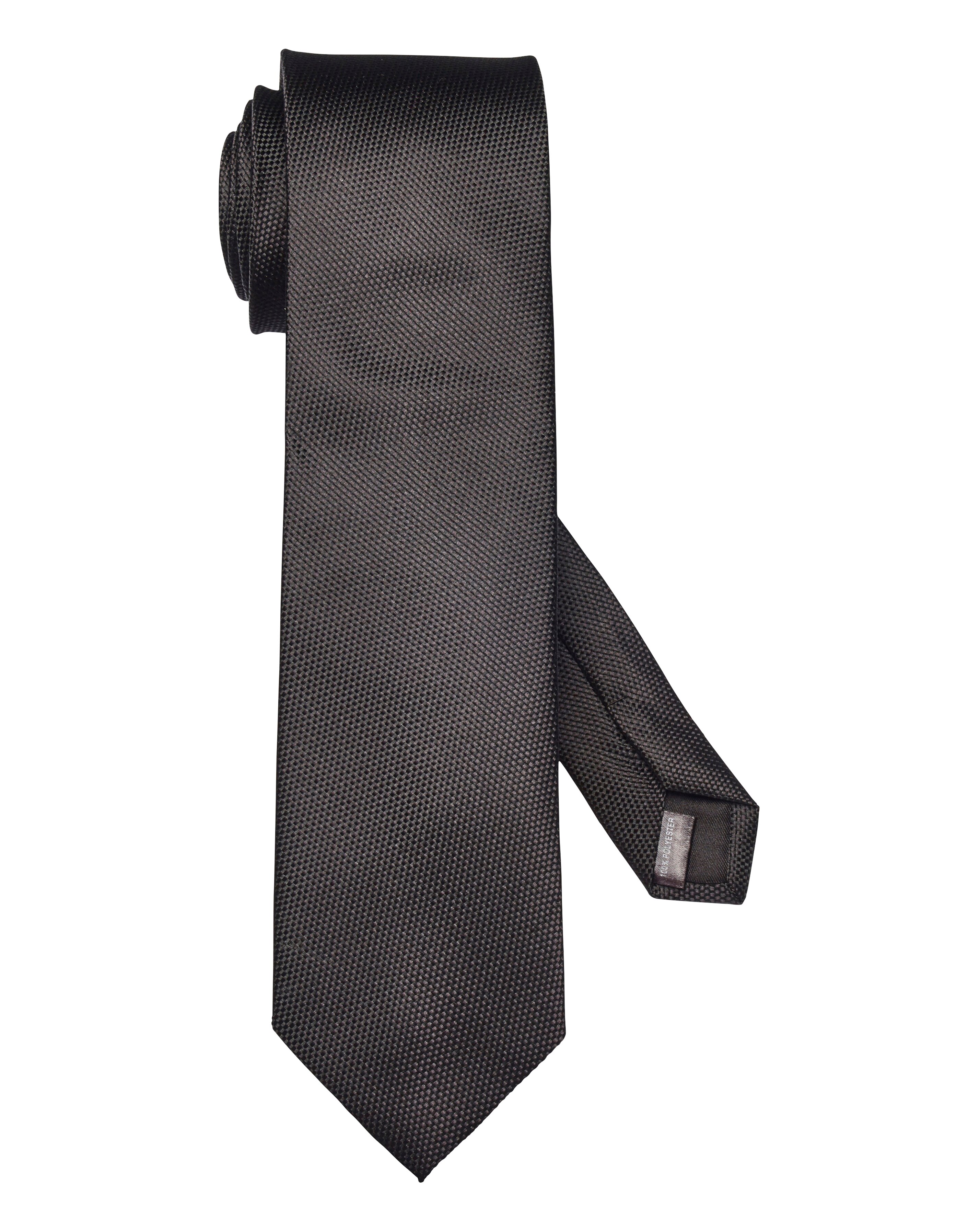 Black Plain Tie