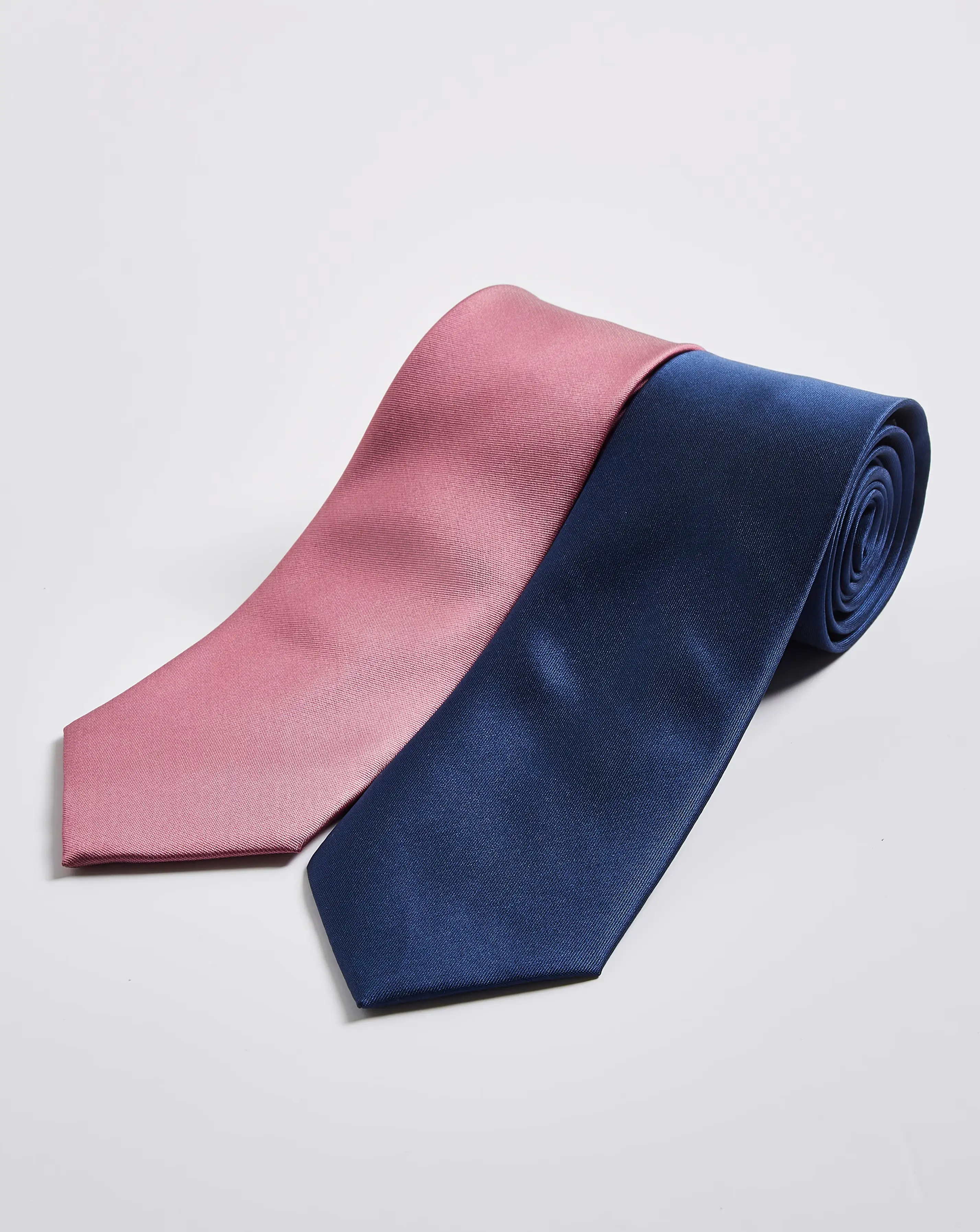 Pack 2 Blue/Pink Ties 1 Pack 2 Blue/Pink Ties