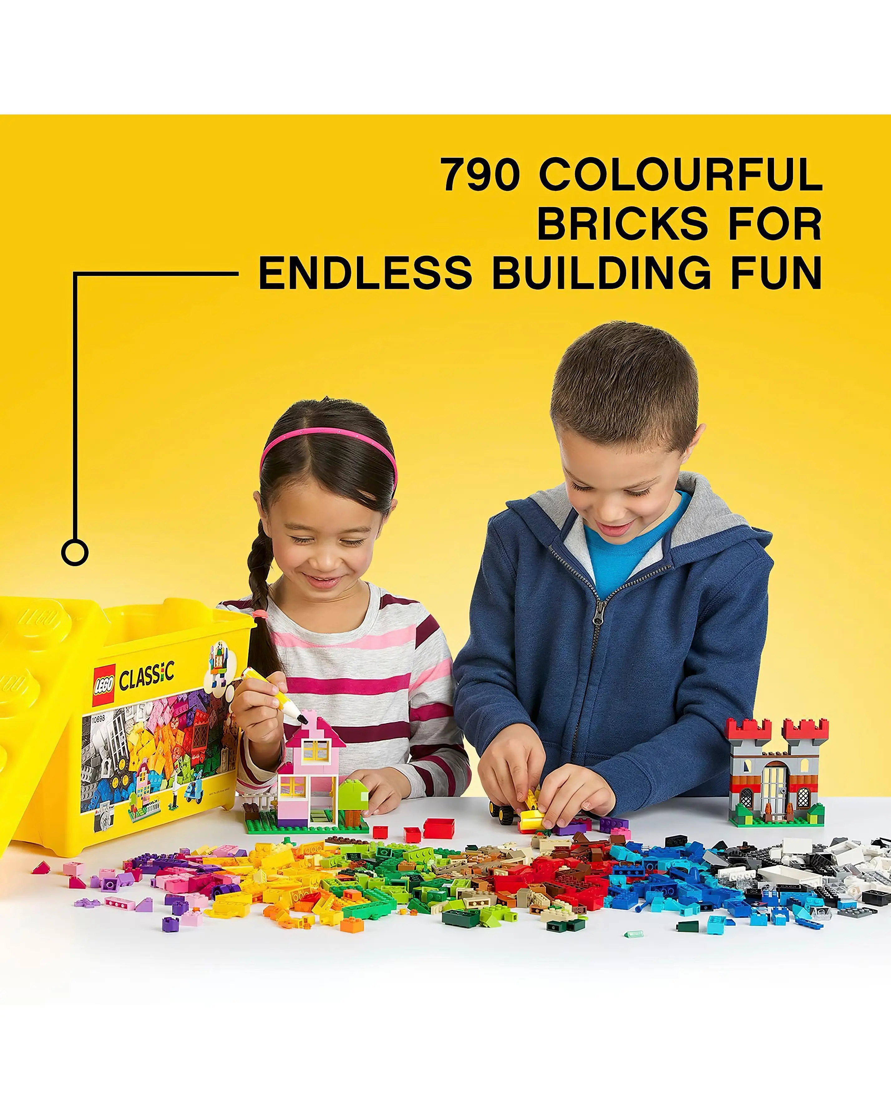 LEGO Classic Large Creative Brick Storage Box Set 10698 2 LEGO Classic Large Creative Brick Storage Box Set 10698