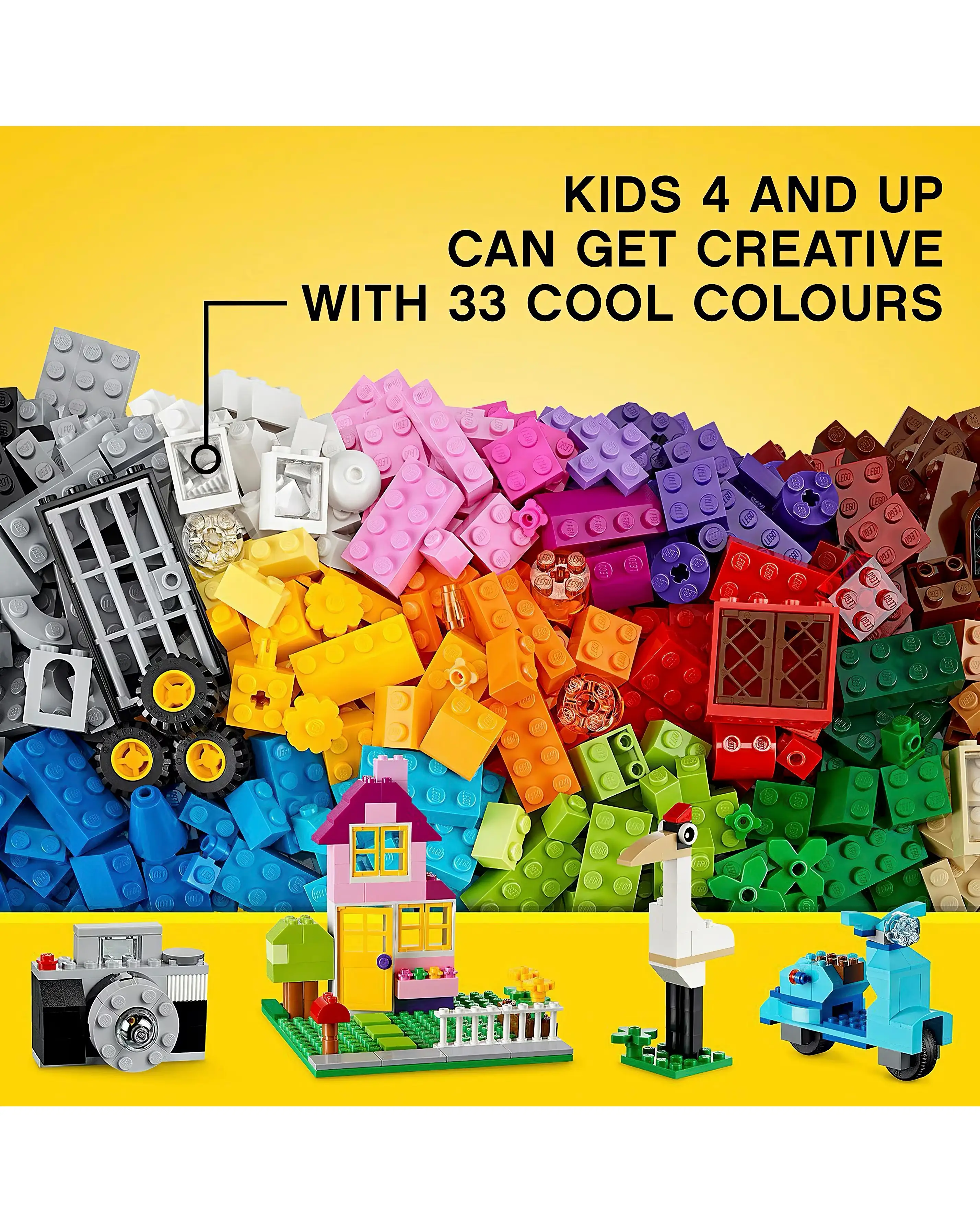 LEGO Classic Large Creative Brick Storage Box Set 10698 7 LEGO Classic Large Creative Brick Storage Box Set 10698