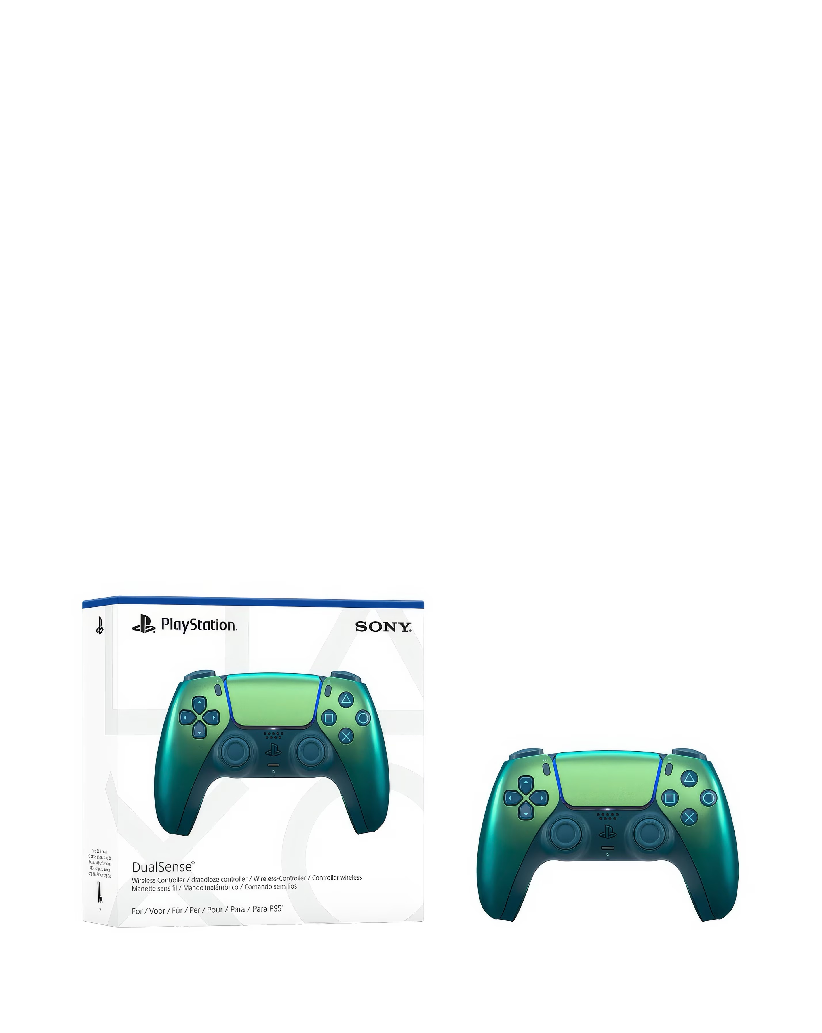 PS5 DualSense Wireless Controller - Chroma Teal 2 PS5 DualSense Wireless Controller - Chroma Teal