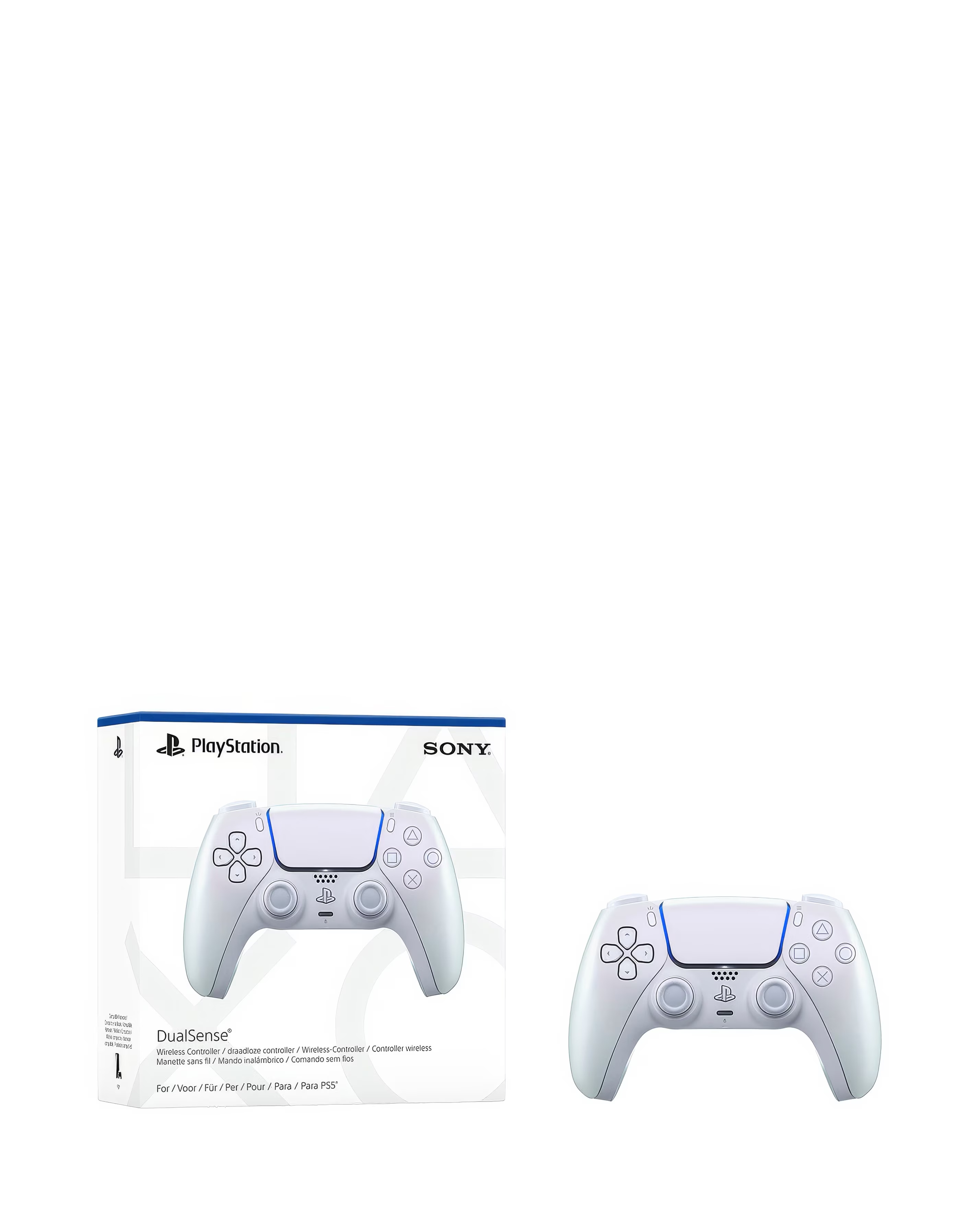 PS5 DualSense Wireless Controller - Chroma Pearl 2 PS5 DualSense Wireless Controller - Chroma Pearl