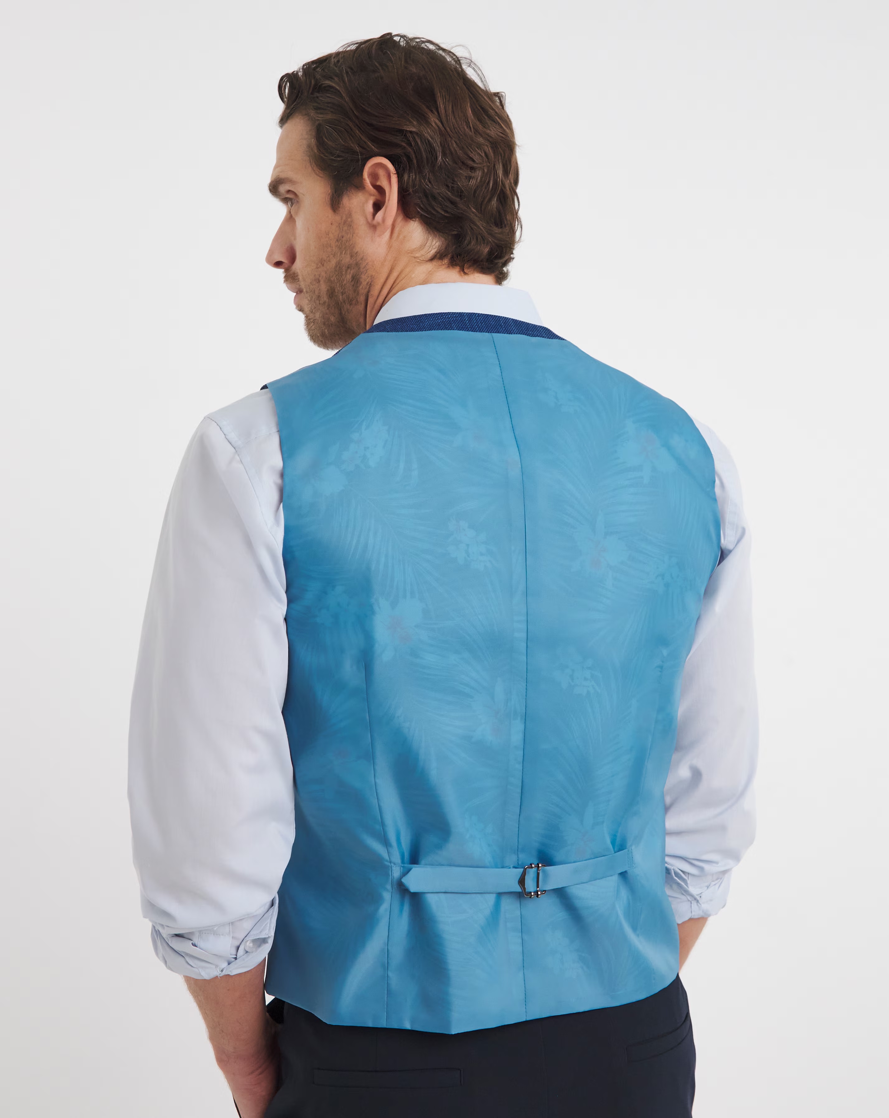 Joe Browns Navy Textured Waistcoat 3 Joe Browns Navy Textured Waistcoat