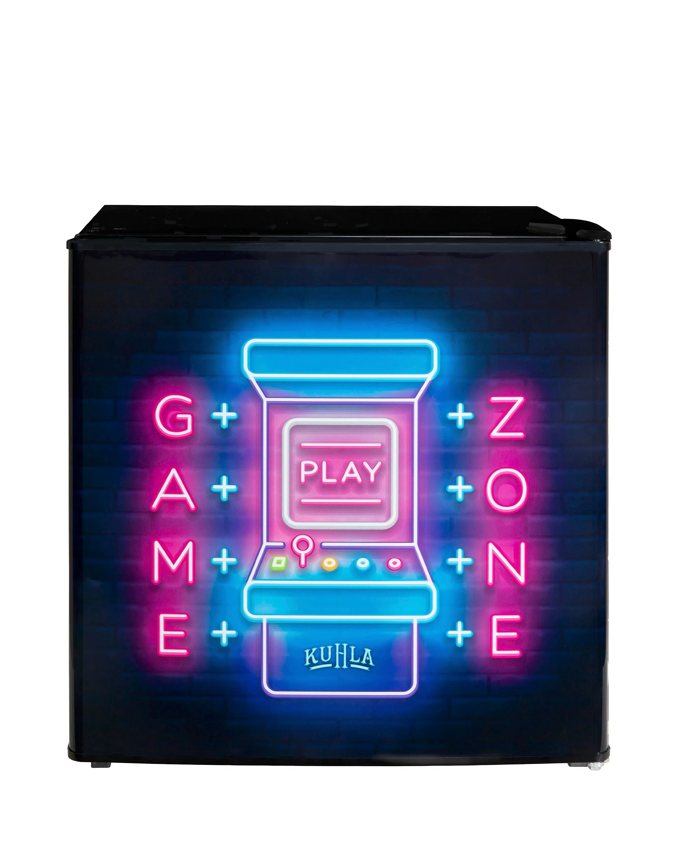 Kuhla KTTF0E6B-1019 Gaming Design Table Top Mini Fridge 1 Kuhla KTTF0E6B-1019 Gaming Design Table Top Mini Fridge
