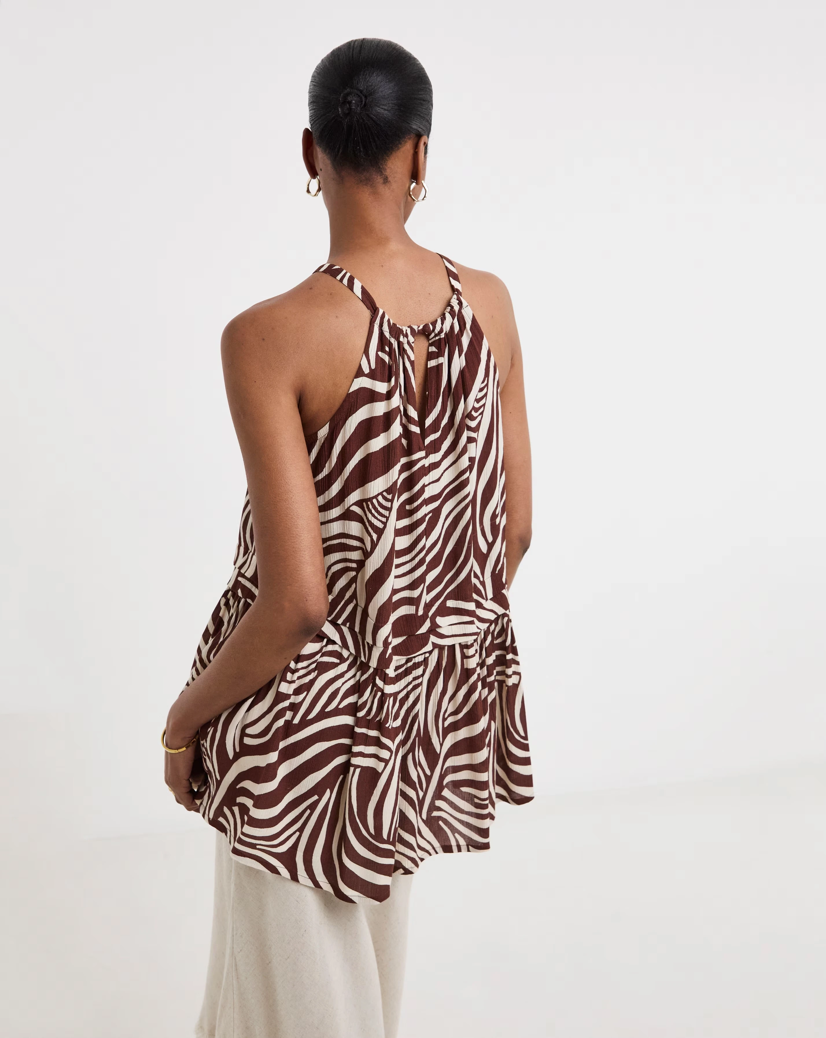 Textured Crinkle Halter Top 5 Textured Crinkle Halter Top